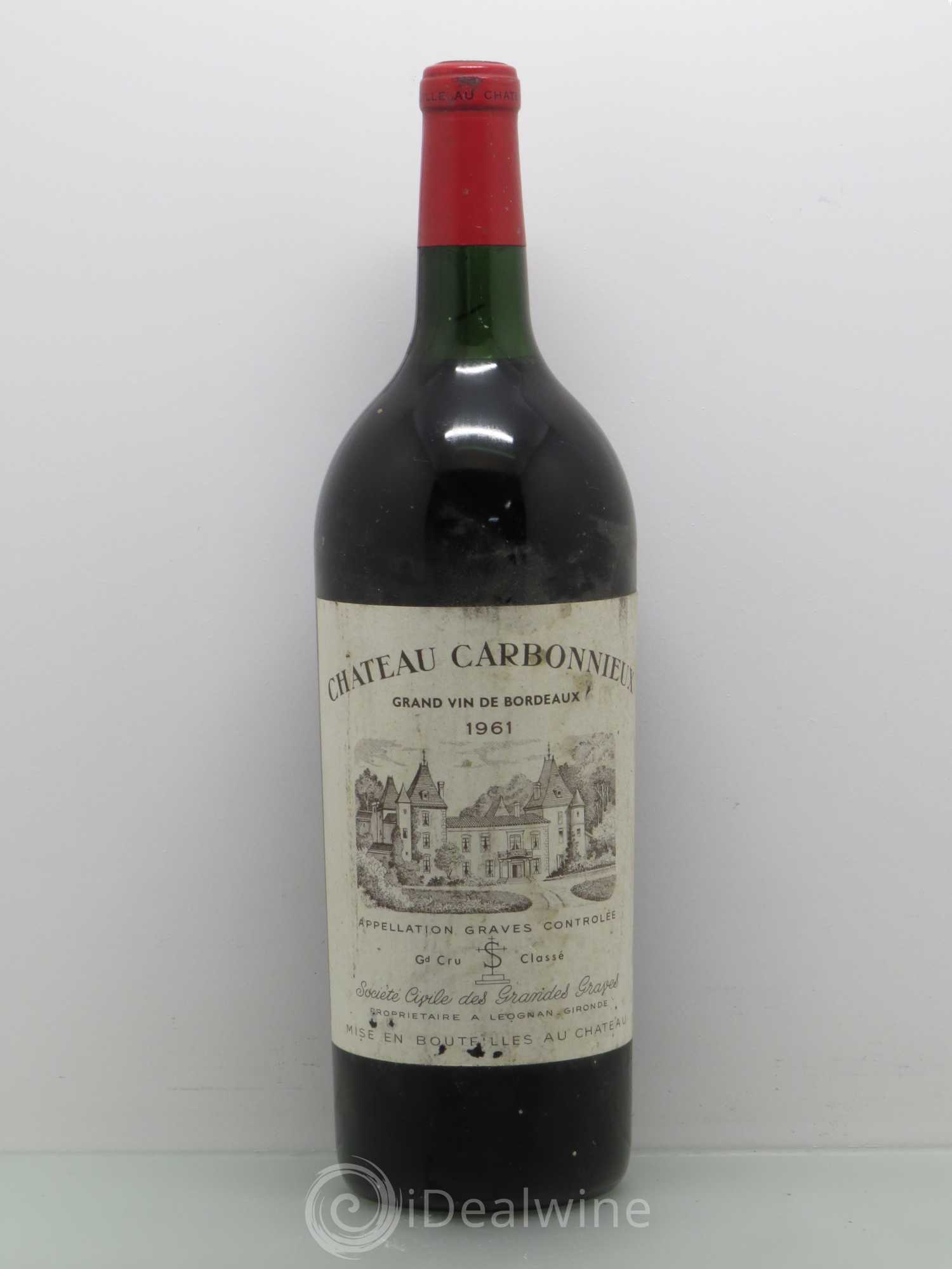 Château Carbonnieux Cru Classé de Graves 1961 - Lot de 1 magnum - 0