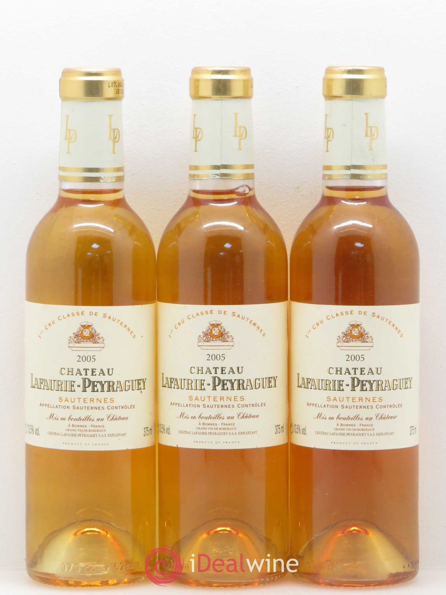 Château Lafaurie-Peyraguey 1er Grand Cru Classé 2005 - Posten von 6 Demi-Flaschen - 2