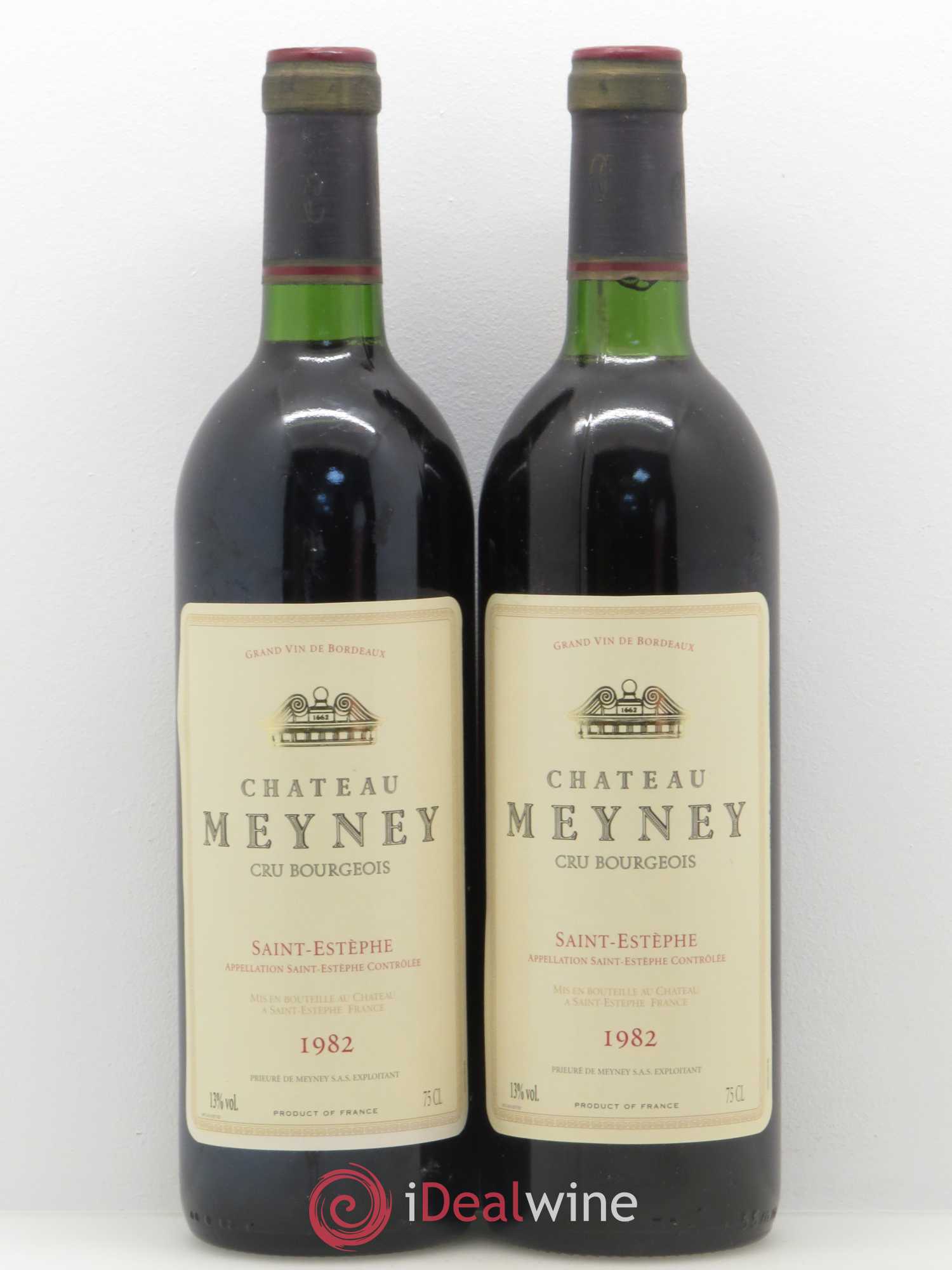 Château Meyney 1982 - Lot de 2 bouteilles - 0
