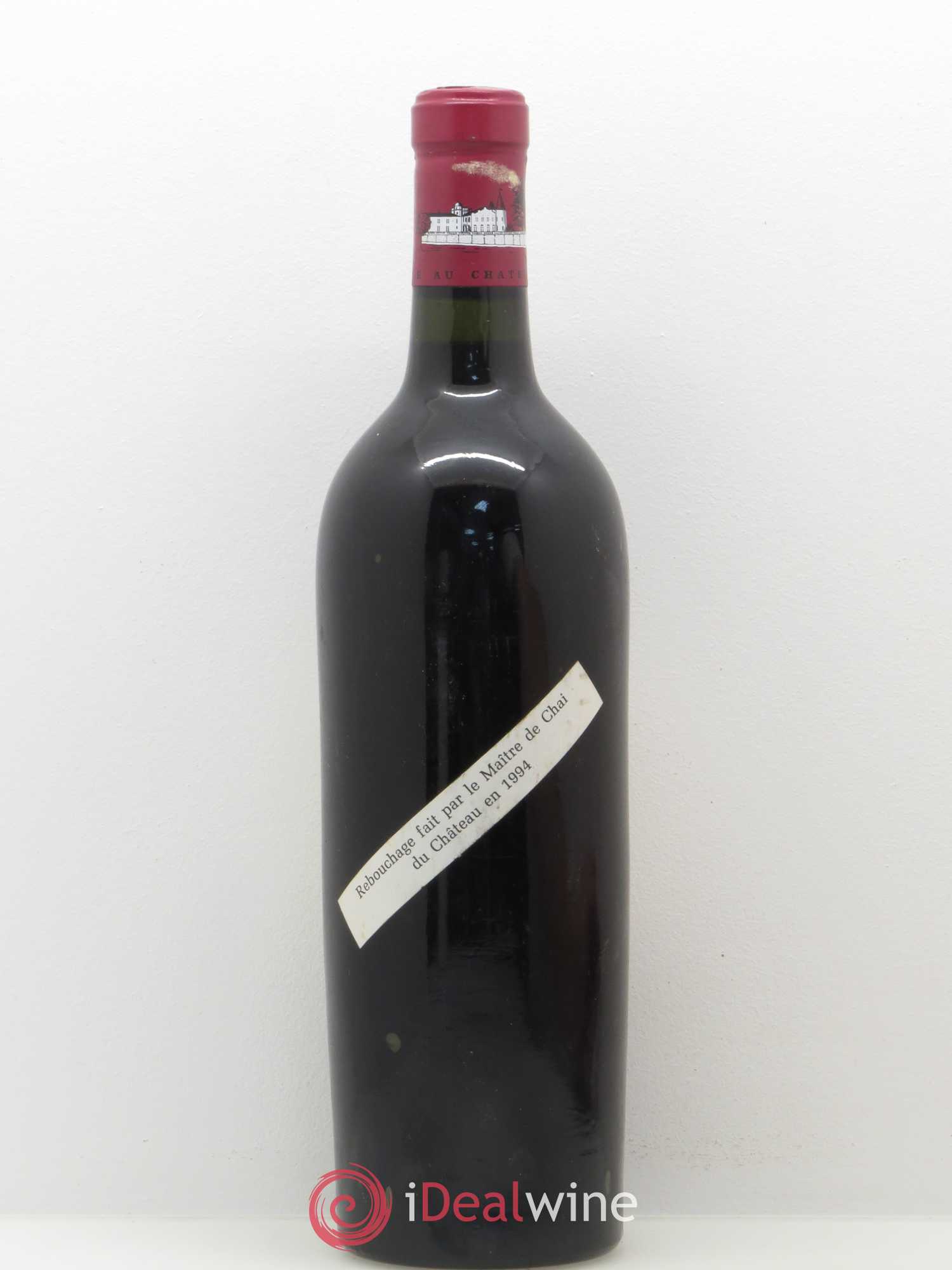 Château Lafite Rothschild 1er Grand Cru Classé Reconditionné en 1994 1928 - Lot de 1 bouteille - 1