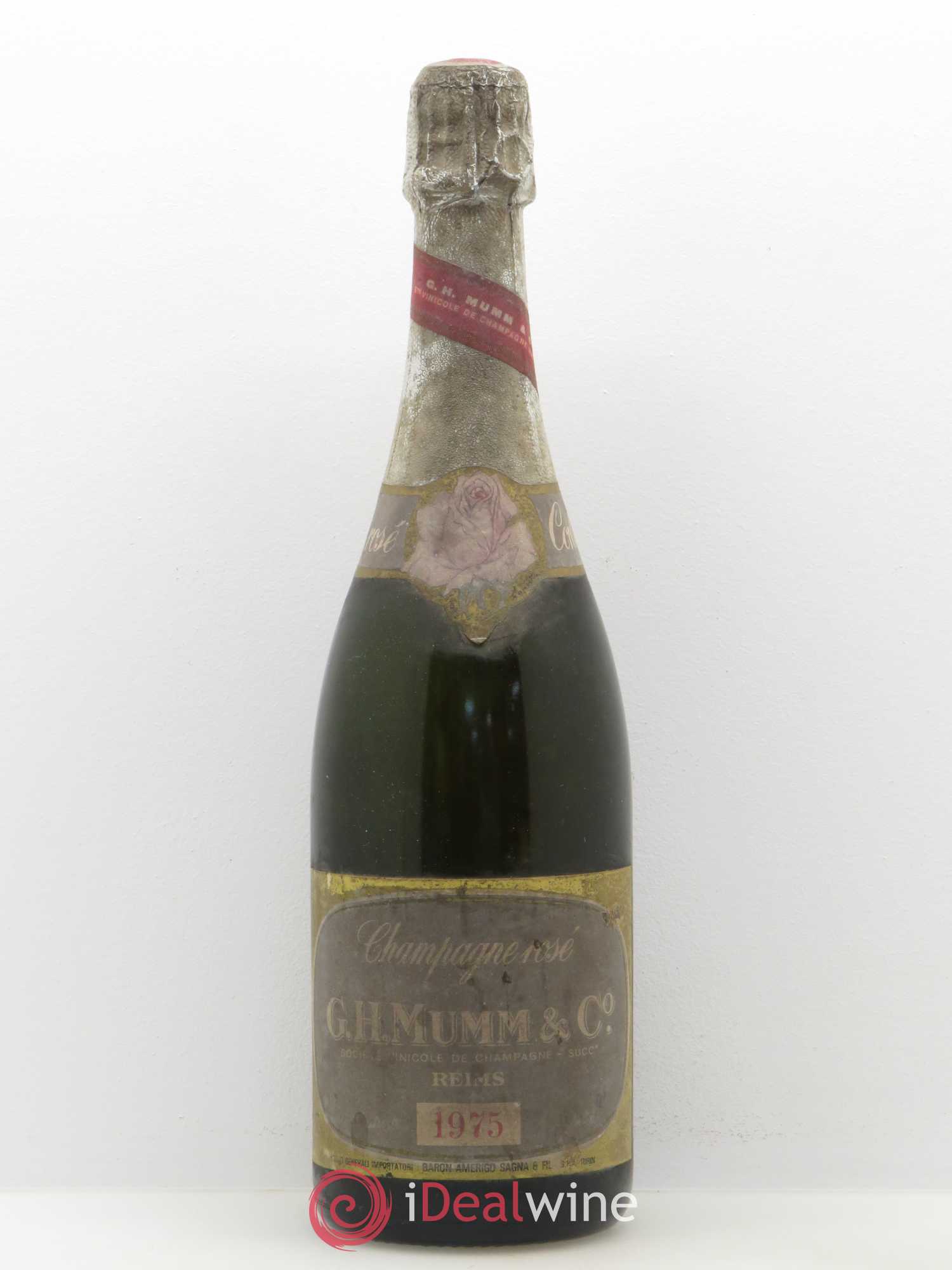 Champagne - G.H. Mumm & co 1975 - Lot de 1 bouteille - 0