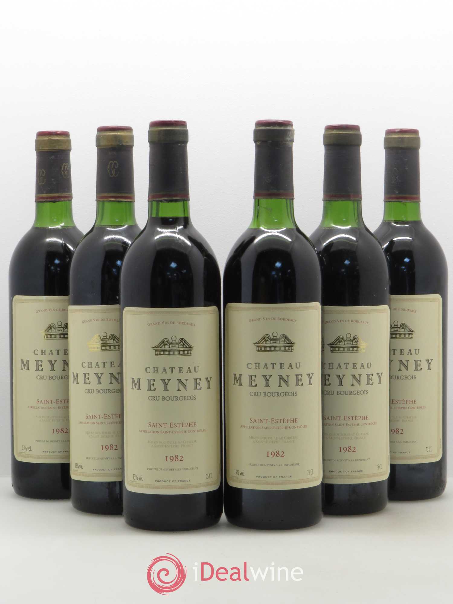 Château Meyney 1982 - Lot de 6 bouteilles - 0