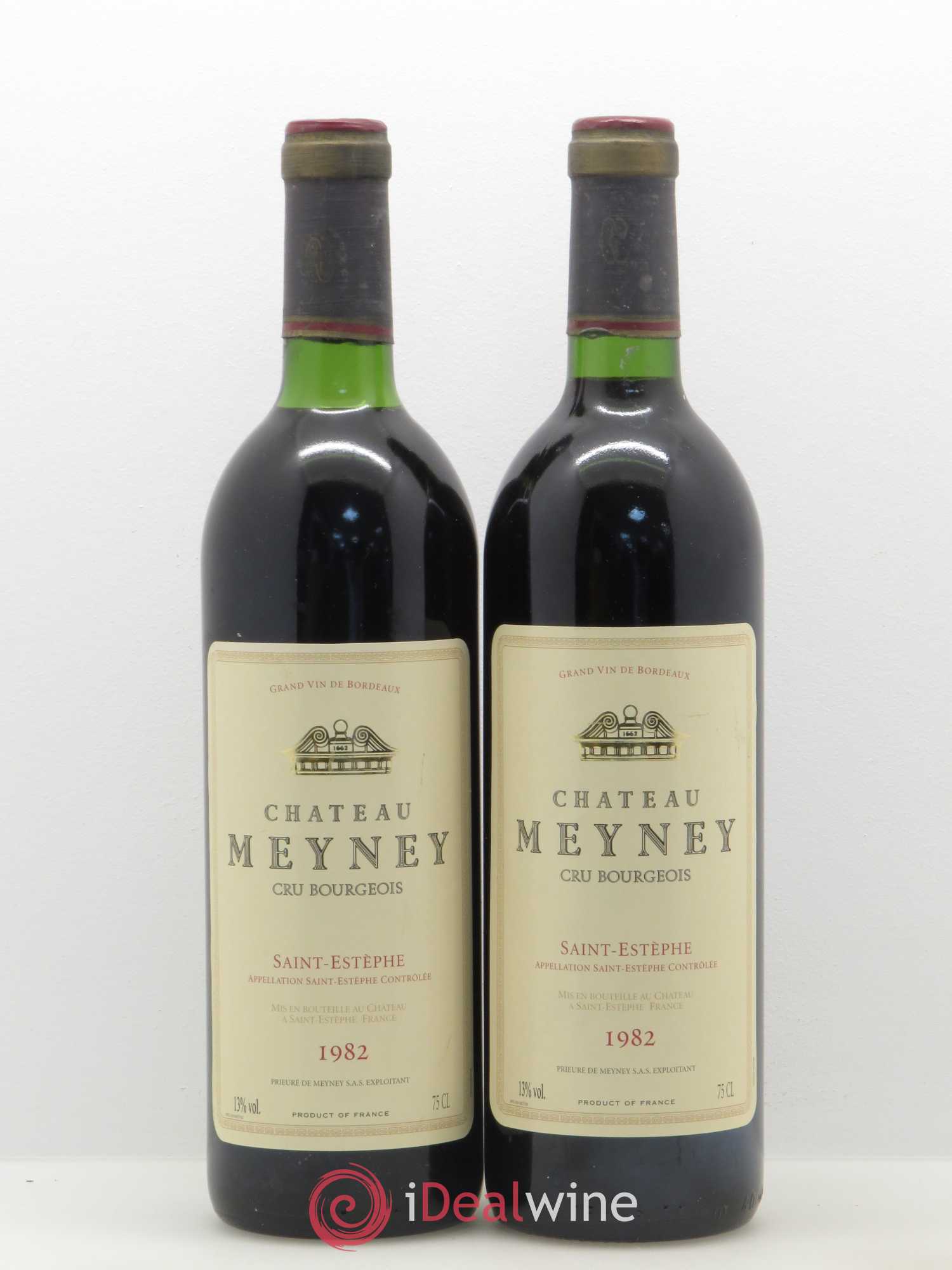 Château Meyney 1982 - Lot de 2 bouteilles - 0