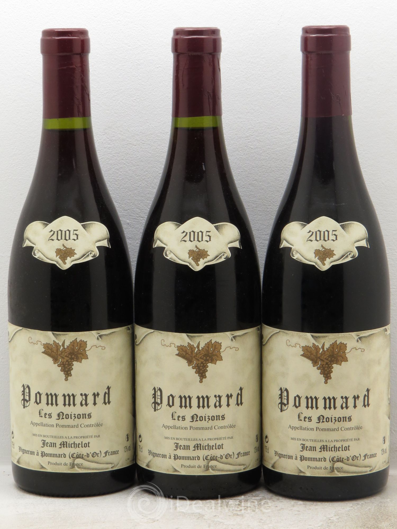 Pommard Les Noizons Jean Michelot 2005 - Lot de 3 bouteilles - 0
