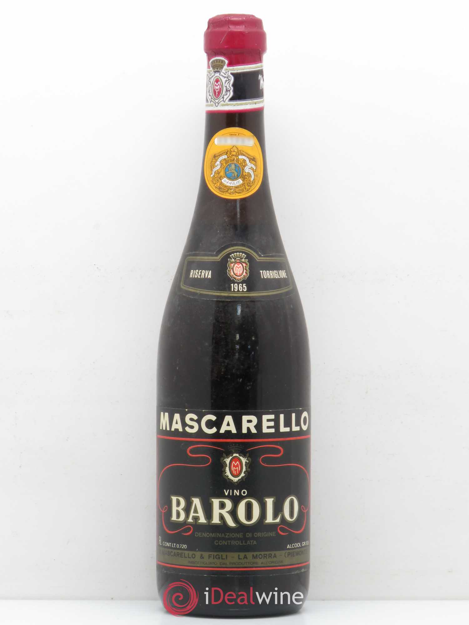 Barolo Reserve Mascarello Michele 1965 - Lot de 1 bouteille - 0