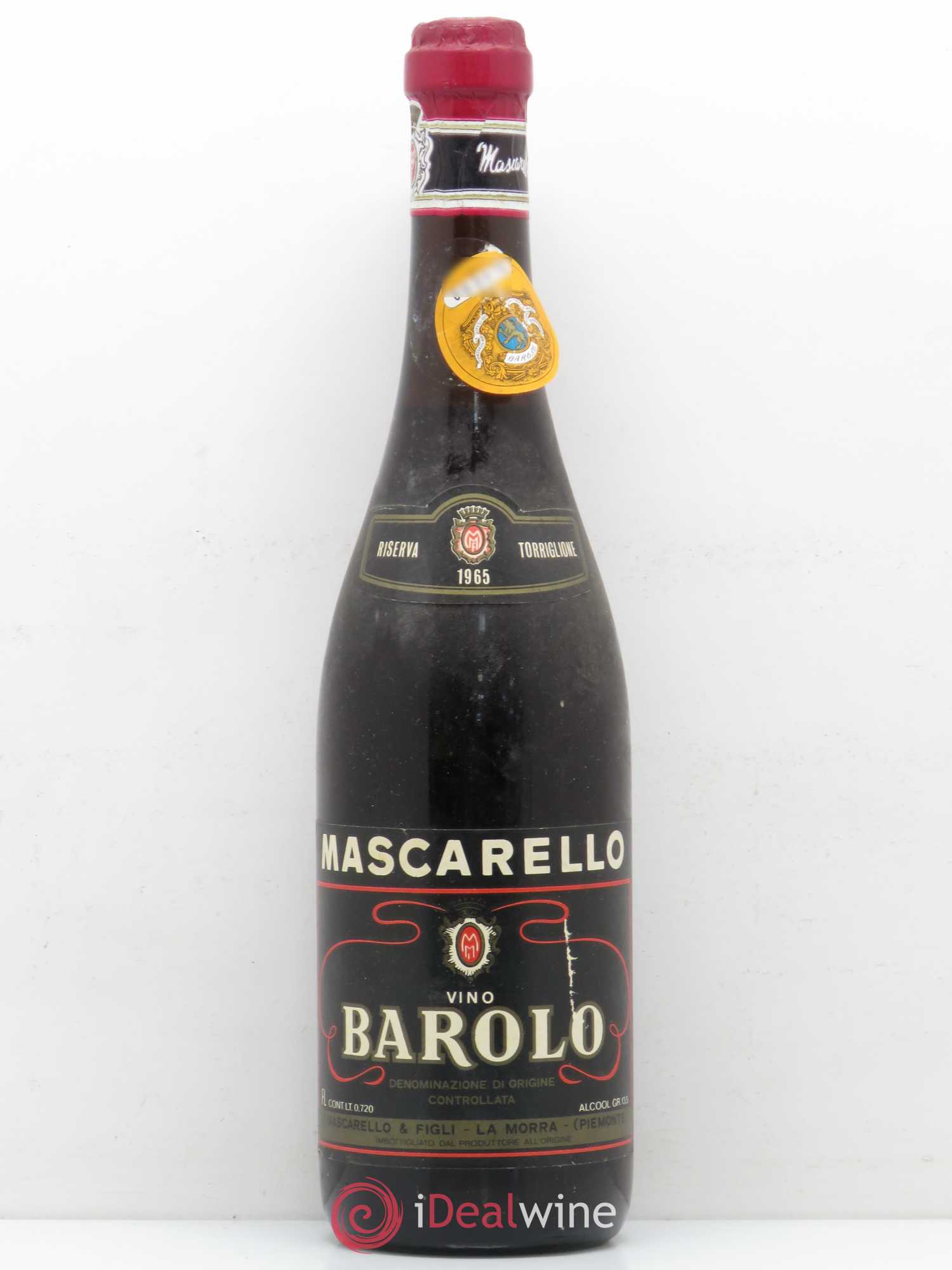 Barolo Reserve Mascarello Michele 1965 - Lot de 1 bouteille - 0
