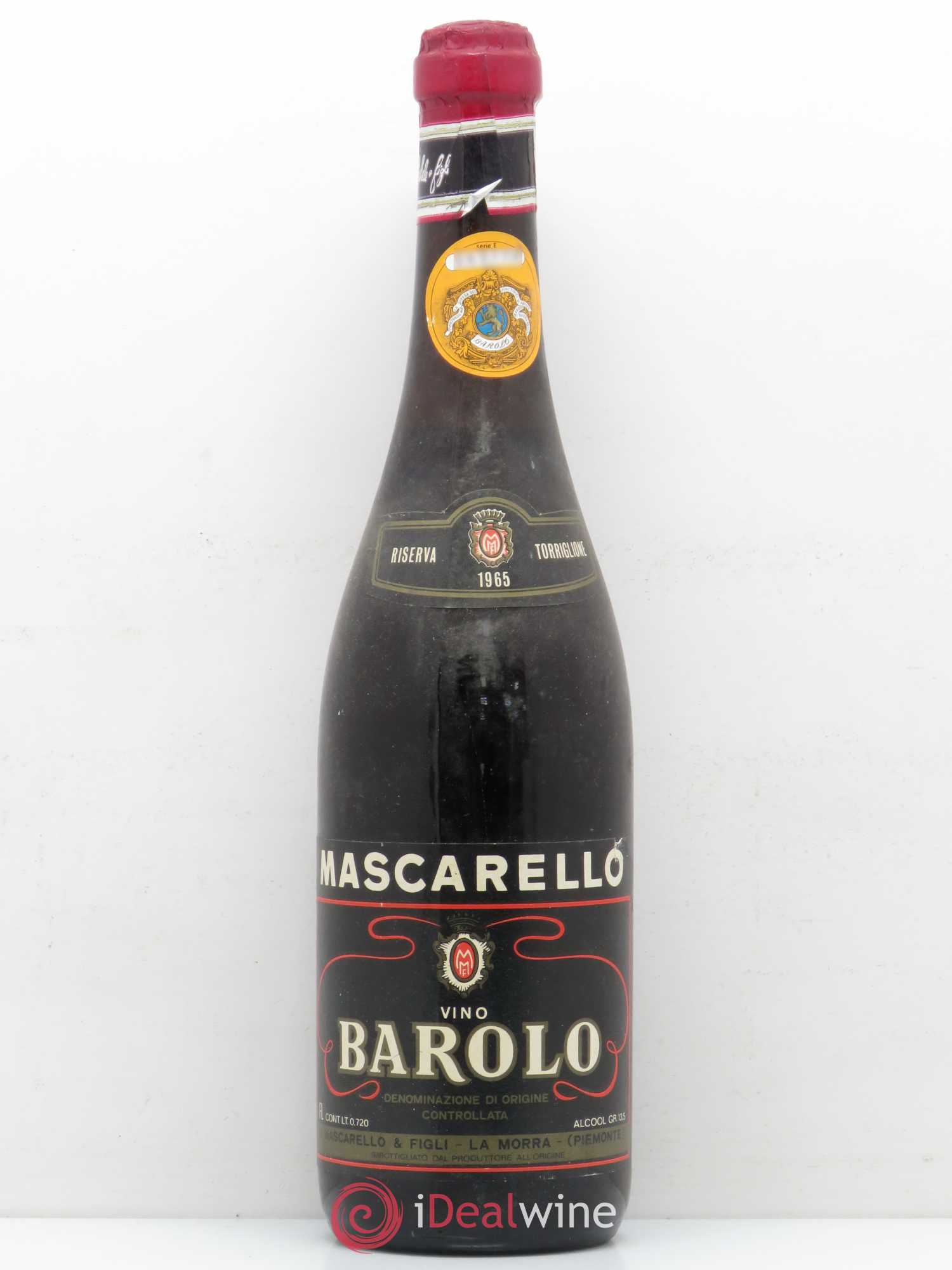 Barolo Reserve Mascarello Michele 1965 - Lot de 1 bouteille - 0