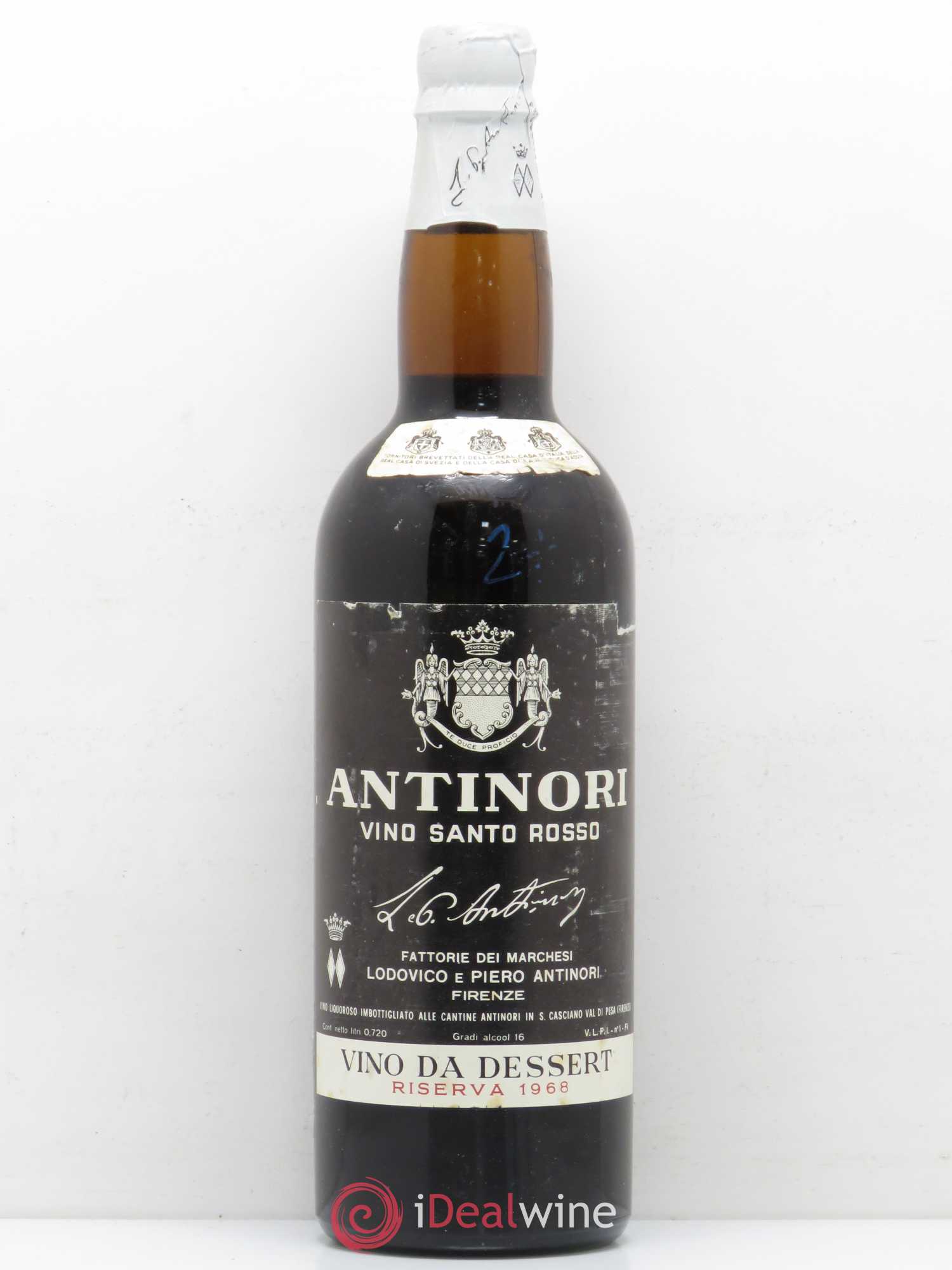 Italie Vino Da Dessert Antinori 1968 - Posten von 1 Flasche - 0