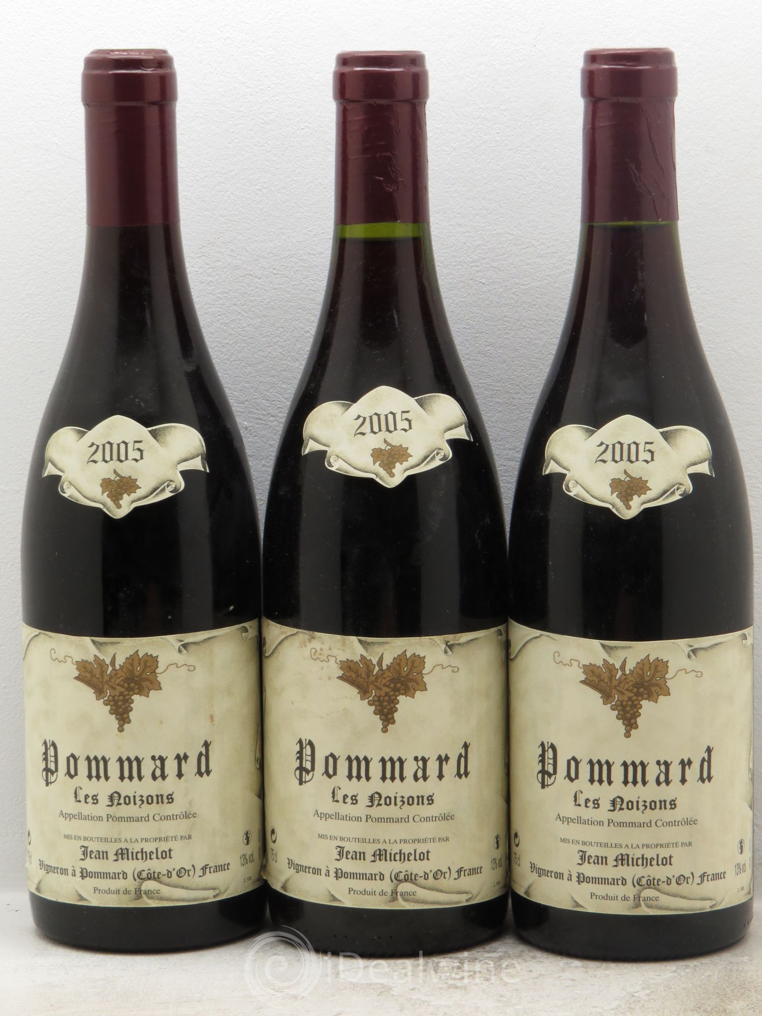 Pommard Les Noizons Jean Michelot 2005 - Lot de 3 bouteilles - 0