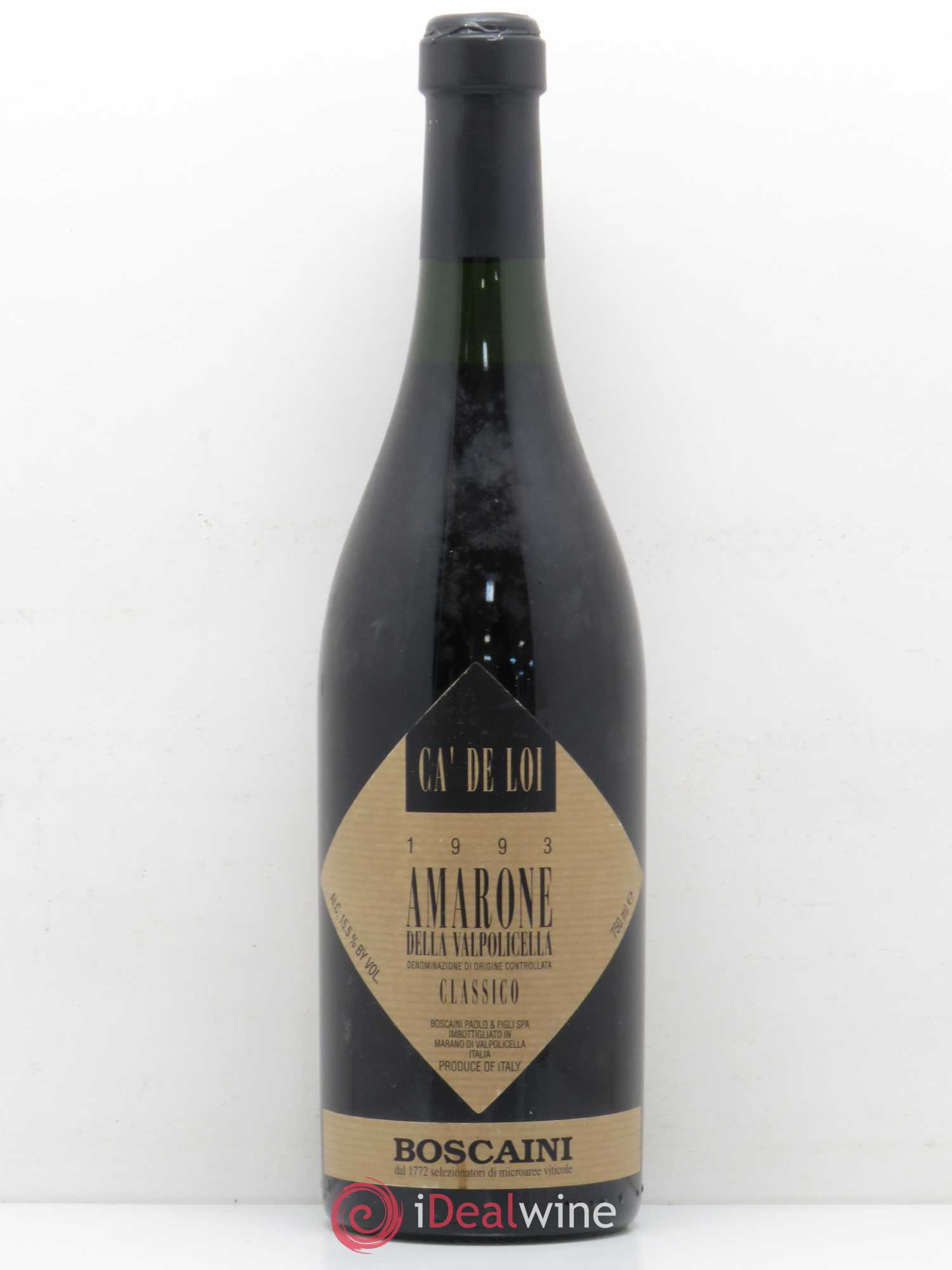 Amarone della Valpolicella DOC Boscaini Ca'de Loi (sans prix de réserve) 1993 - Posten von 1 Flasche - 0
