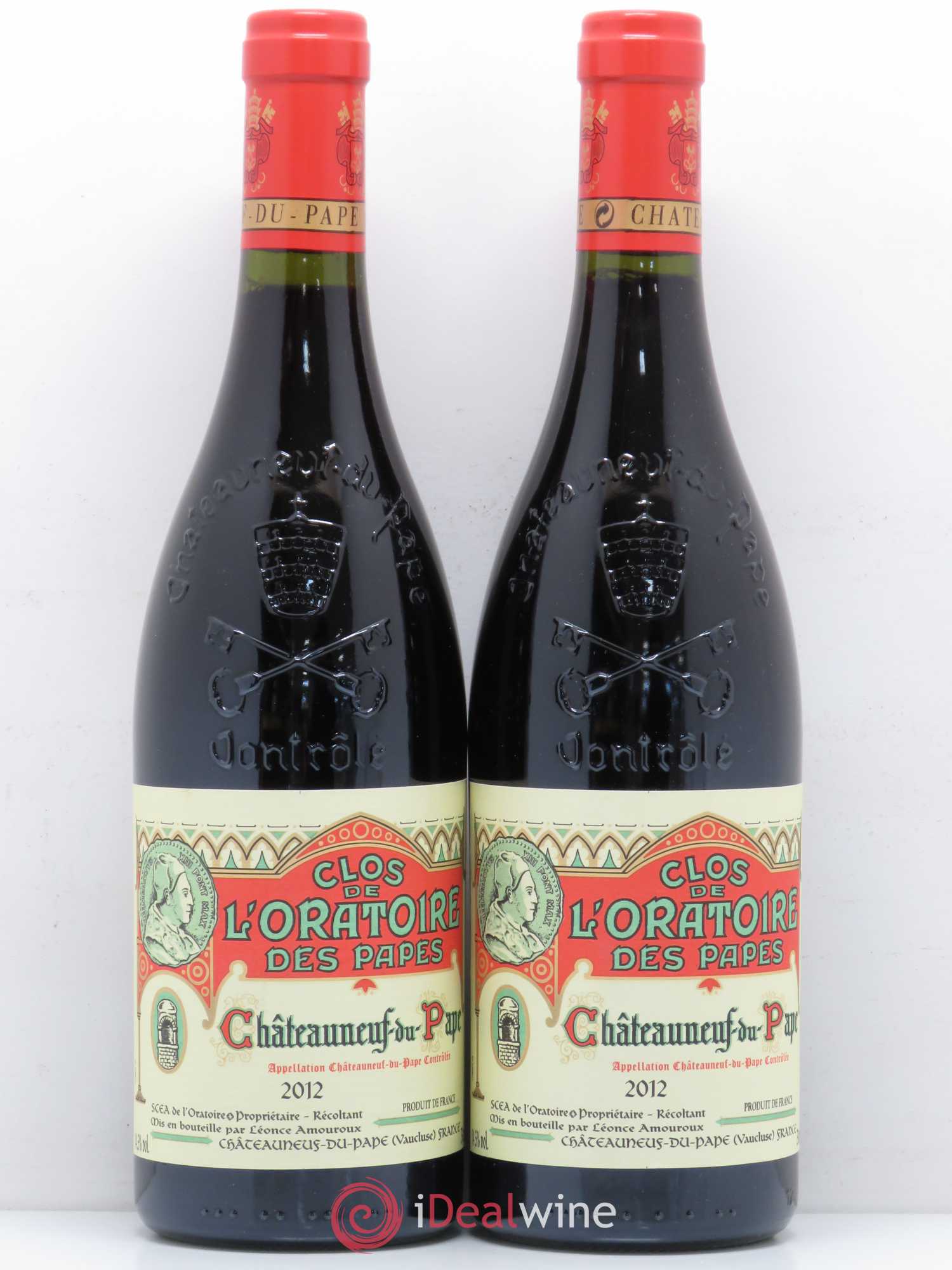 Châteauneuf-du-Pape Clos de l'Oratoire des Papes 2012 - Lot de 2 bouteilles - 0