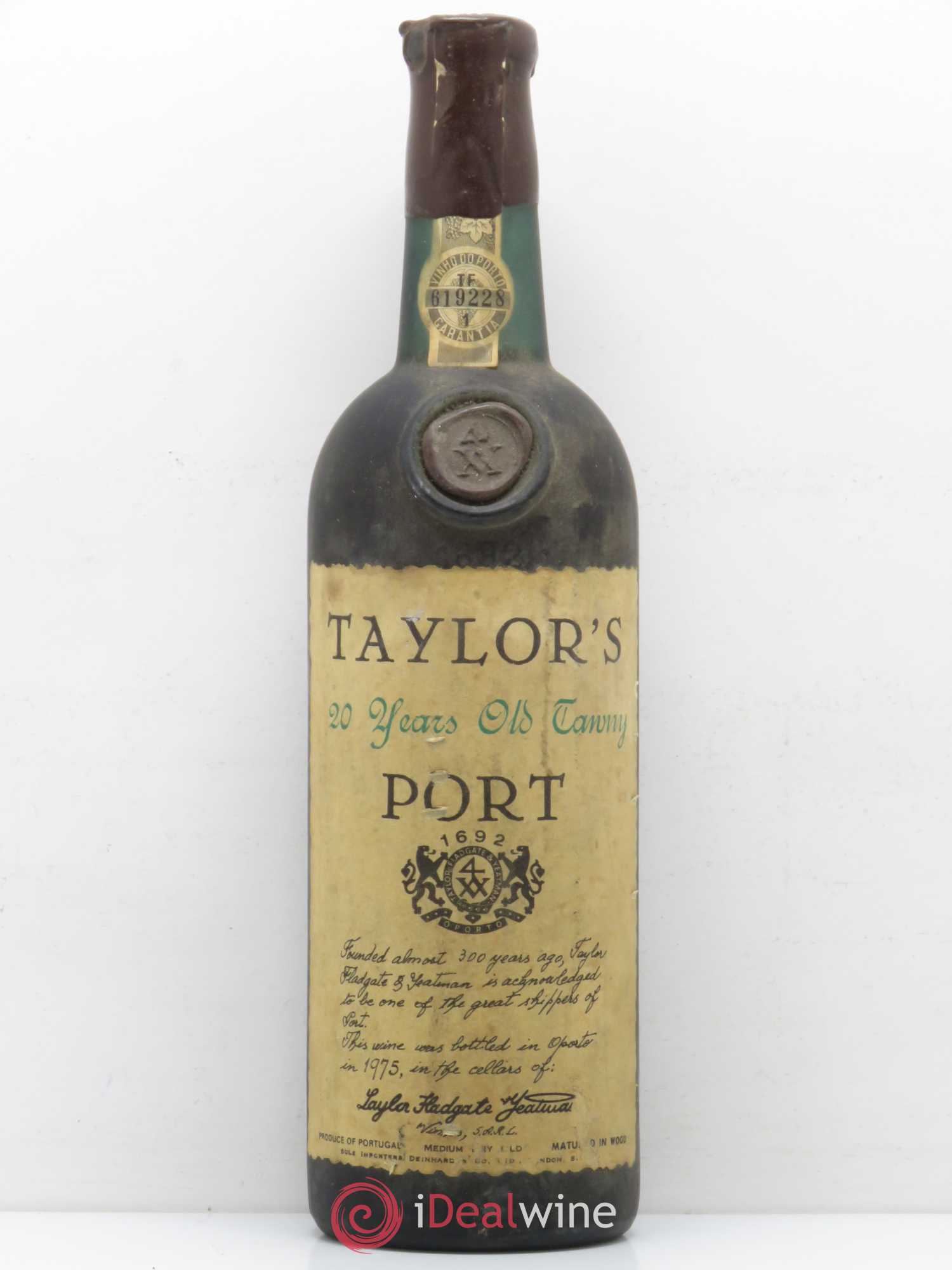 Porto Taylor's Vintage 20 ans - Lot de 1 bouteille - 0