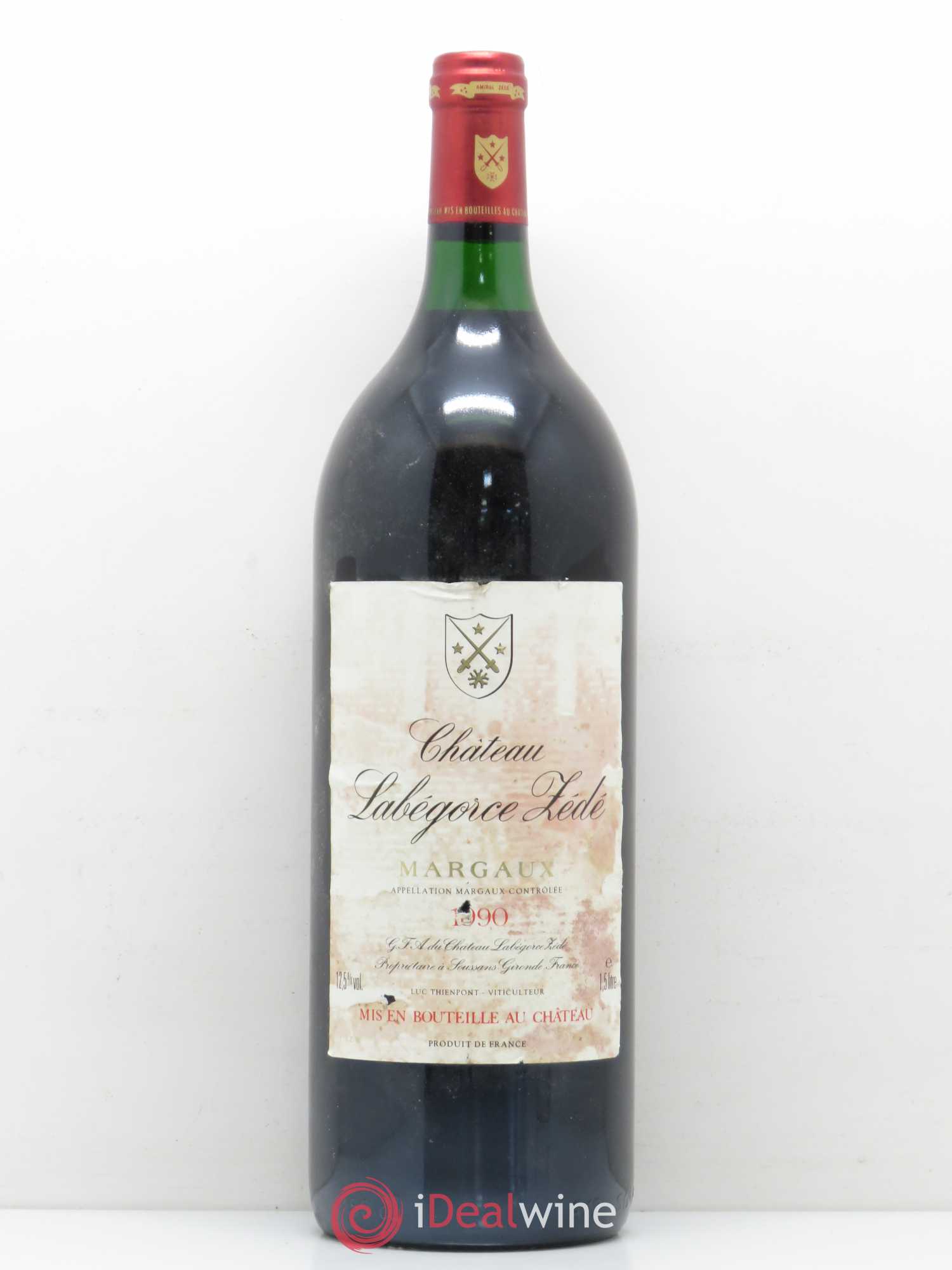 Château Labegorce Zédé Cru Bourgeois 1990 - Lot de 1 magnum - 0
