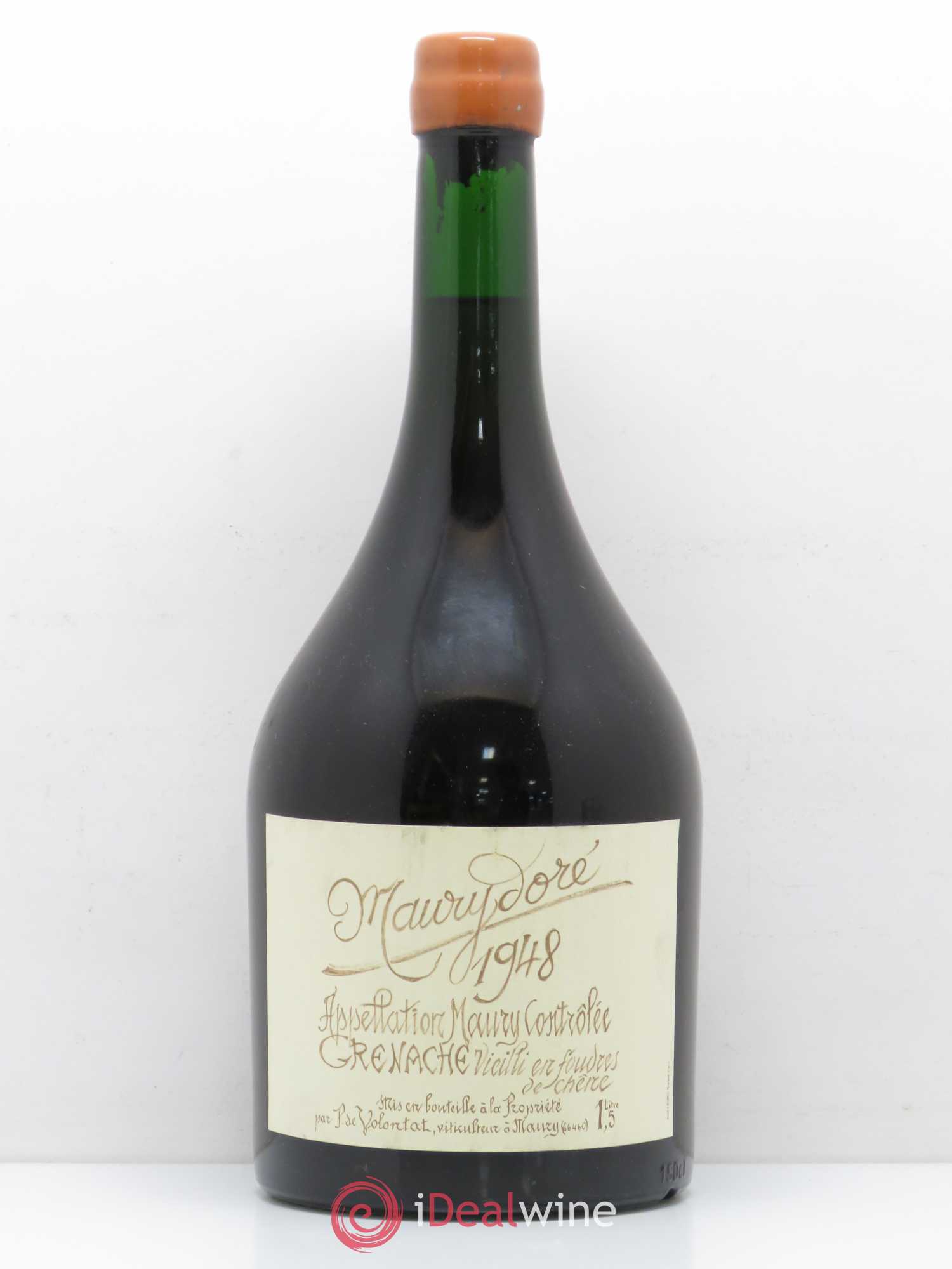 Maury doré Grenache vieilli en foudres de chêne P. De Volontat 1959 - Posten von 1 Magnum - 0