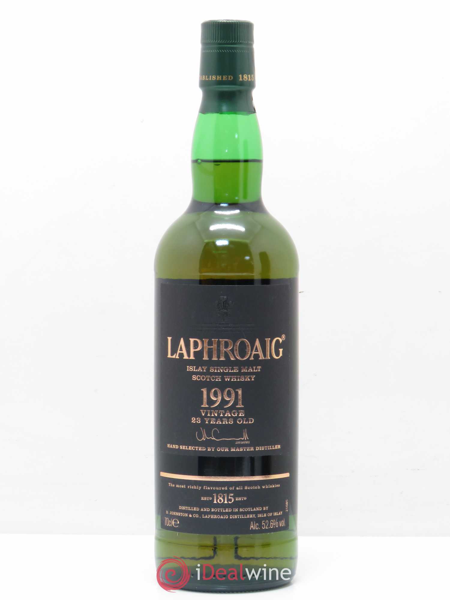 Whisky Laphroaig 23 ans 1991 - Posten von 1 Flasche - 0