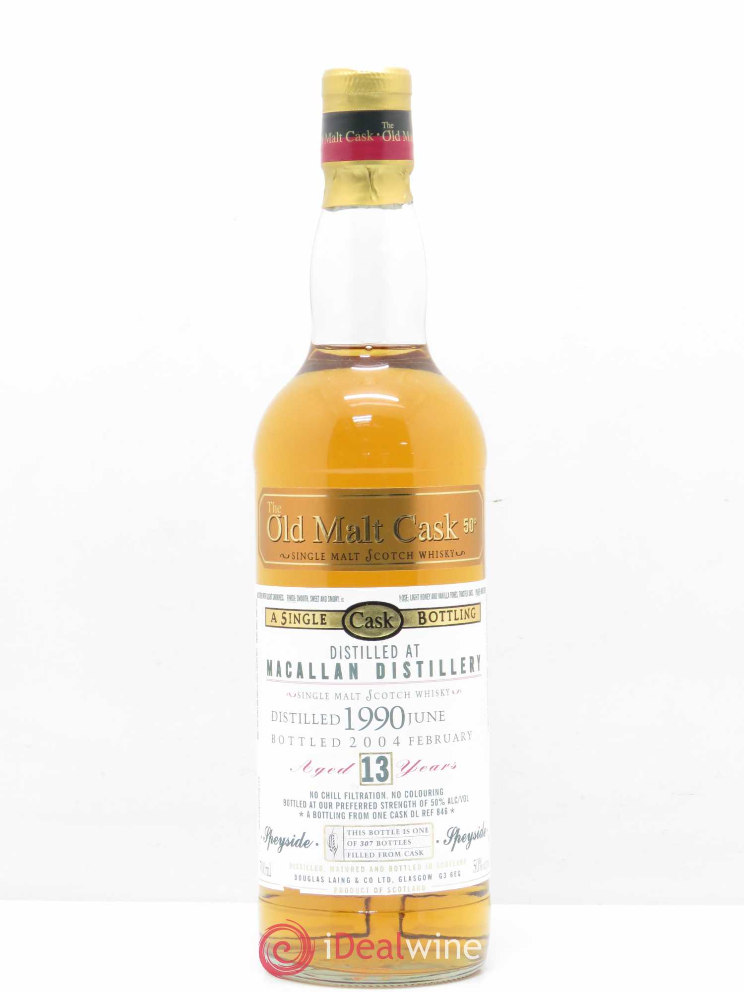 Whisky Speyside Macallan Douglas Laing's 13 ans (sans prix de réserve) 1990 - Posten von 1 Flasche - 0
