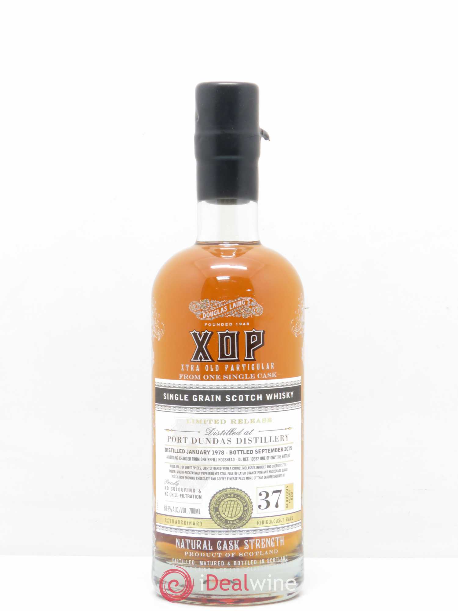 Whisky Port Dundas Douglas Laing's 37 ans 1978 - Posten von 1 Flasche - 0