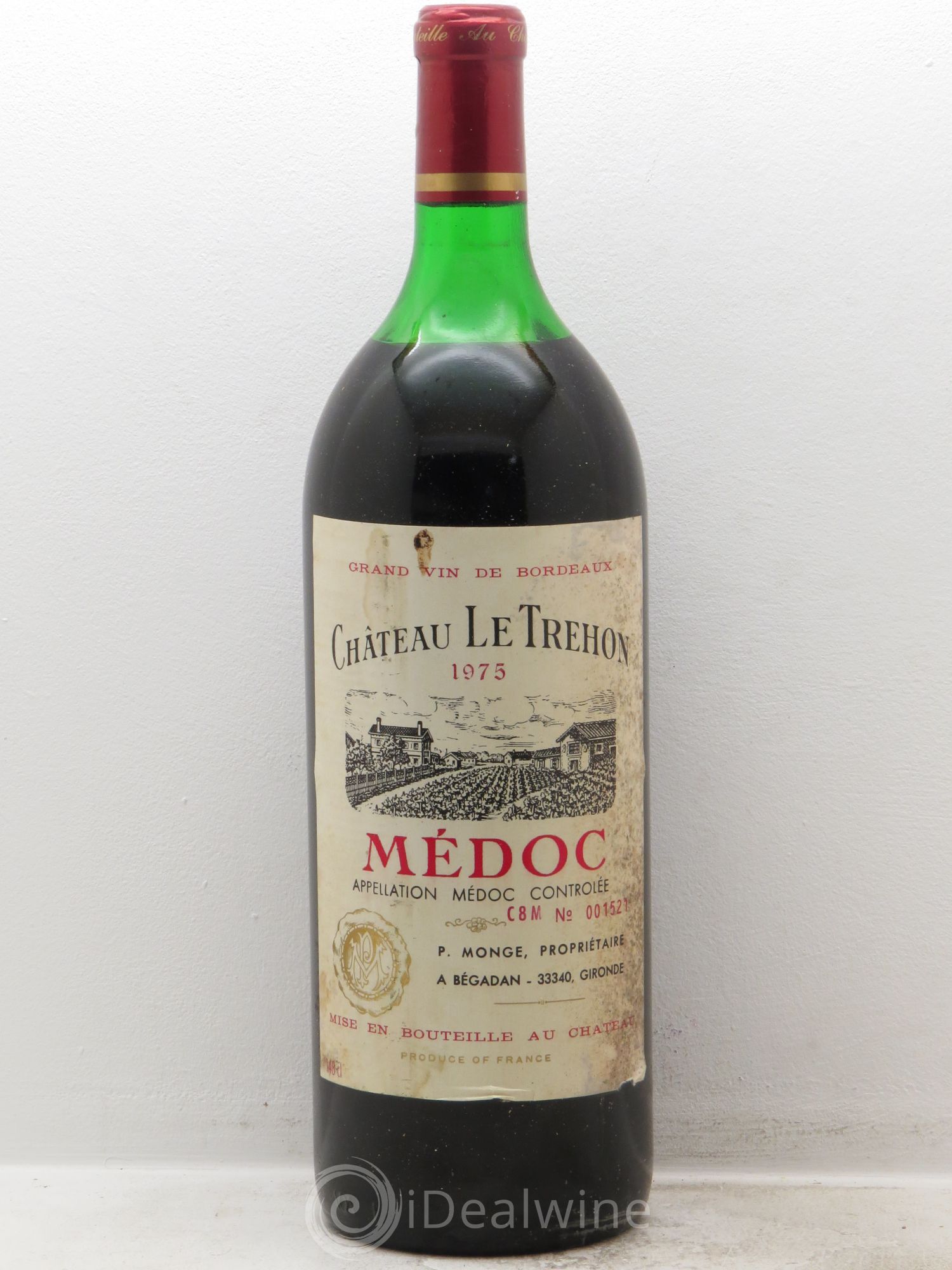 Médoc Le Tréhon 1975 - Posten von 1 Magnum - 0