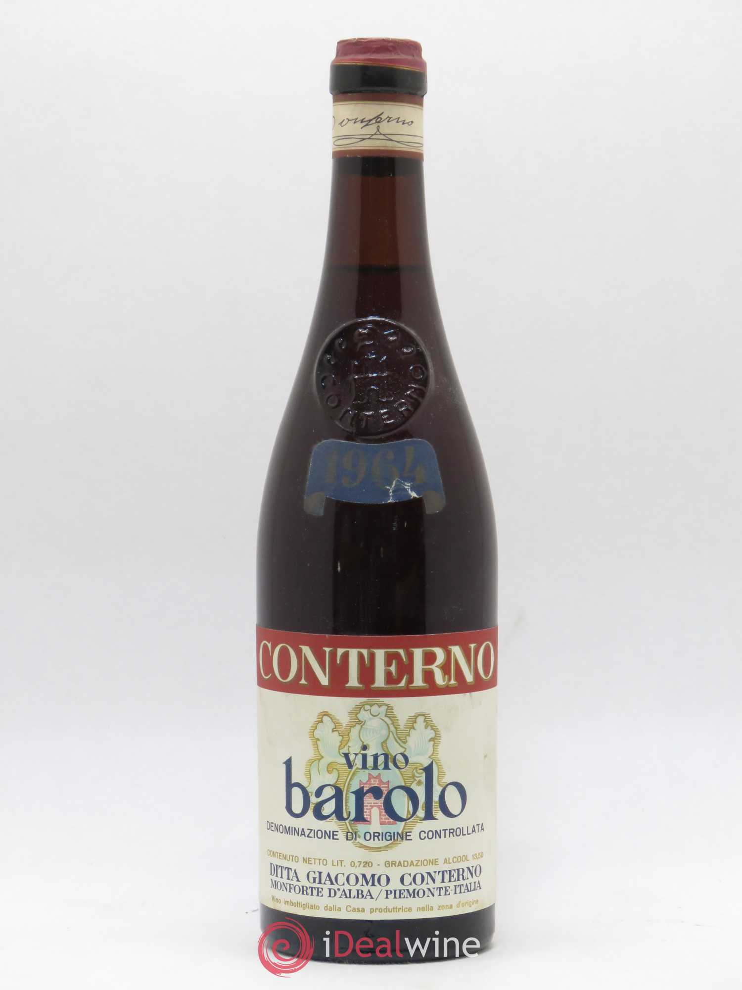 Barolo Giacomo Conterno 1964 - Lot de 1 bouteille - 0
