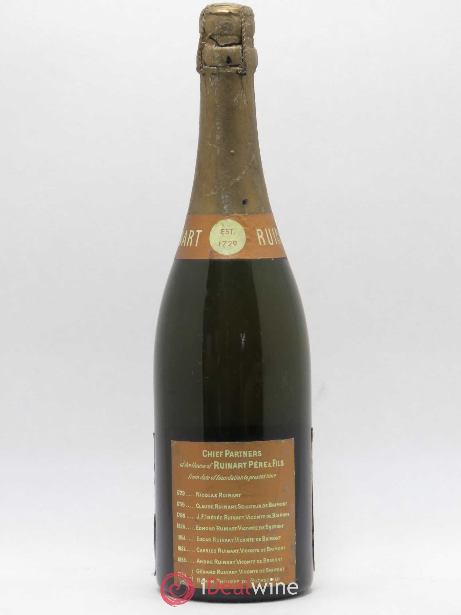 Champagne Ruinart Réserve Baron Philippe de Rothschild (sans prix de réserve) 1955 - Lot de 1 bouteille - 1