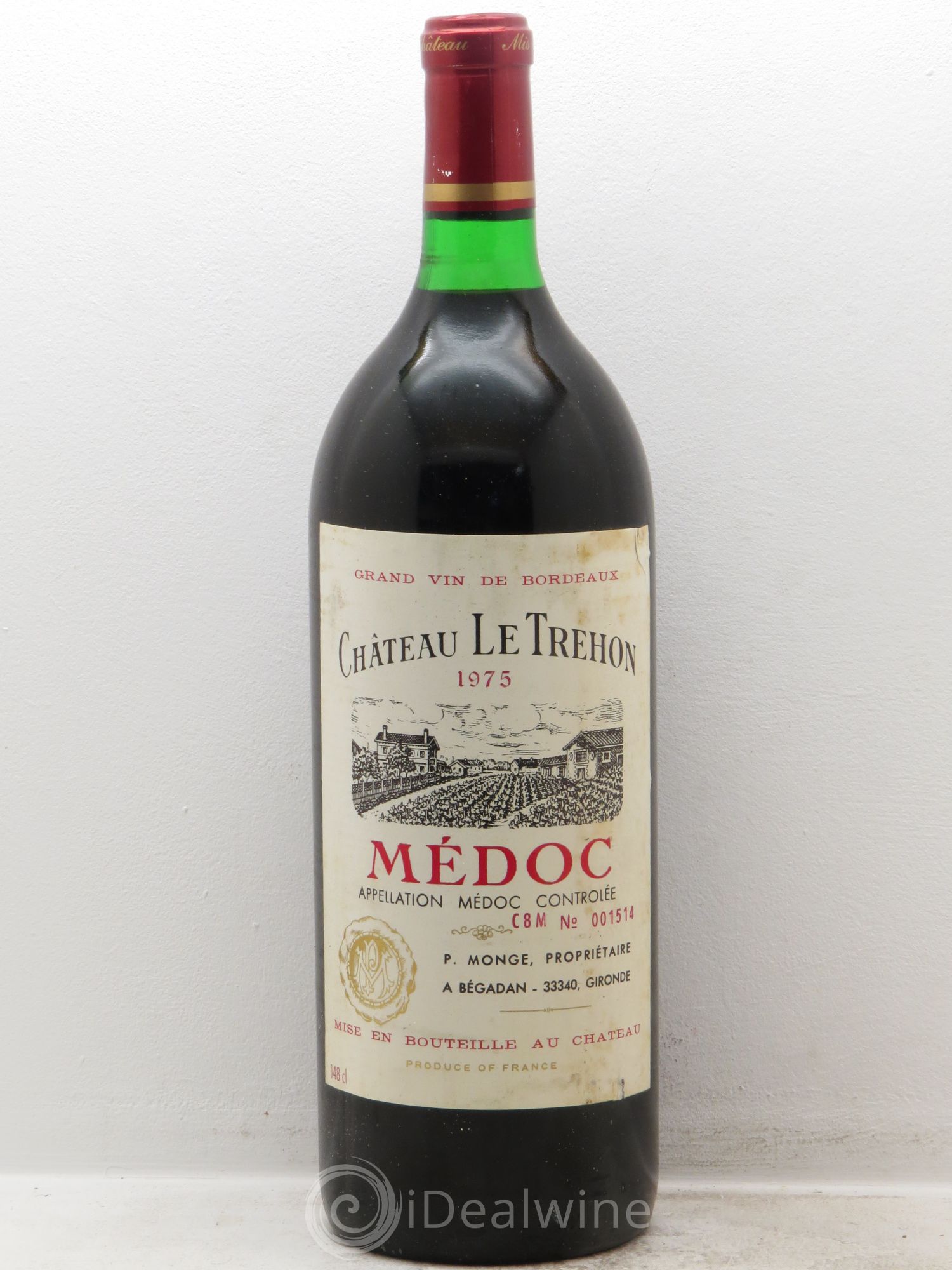 Médoc Le Tréhon 1975 - Posten von 1 Magnum - 0