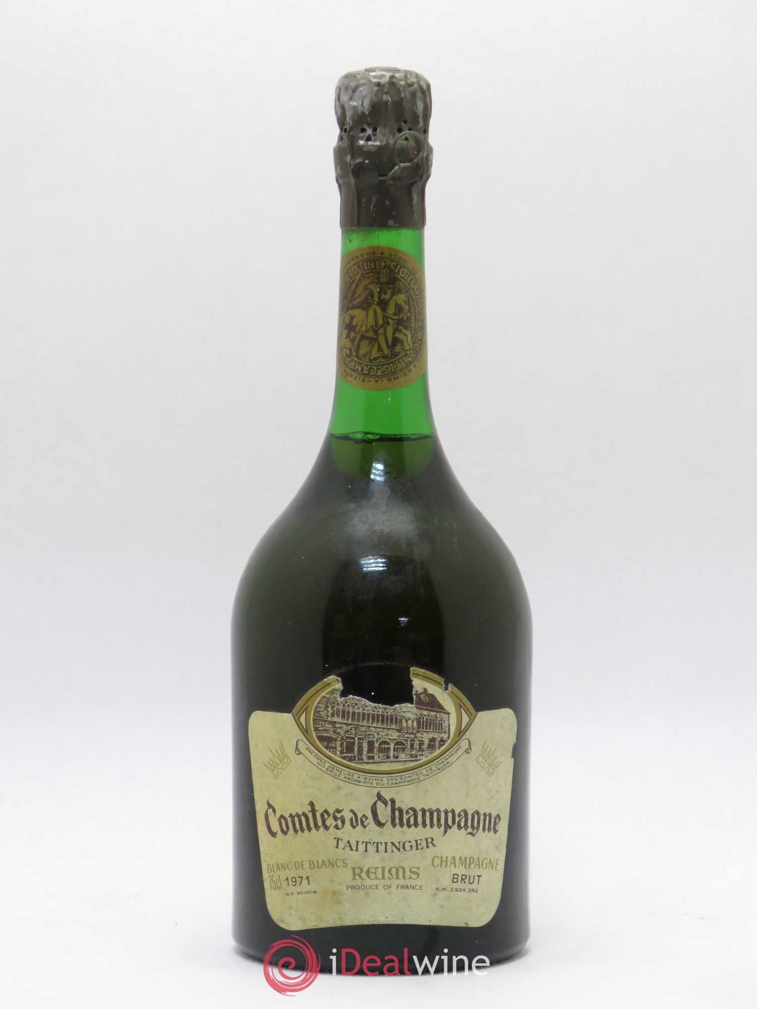 Comtes de Champagne Taittinger 1971 - Lot de 1 bouteille - 0