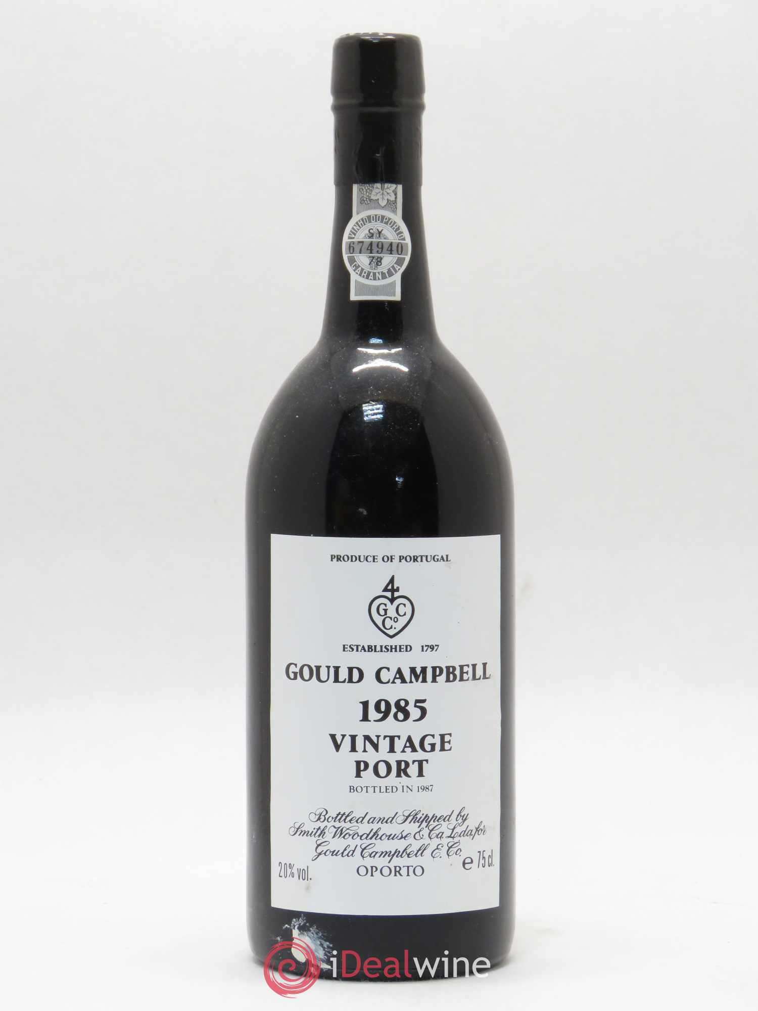 Porto Gould Campbell Vintage 1985 - Lot de 1 bouteille - 0