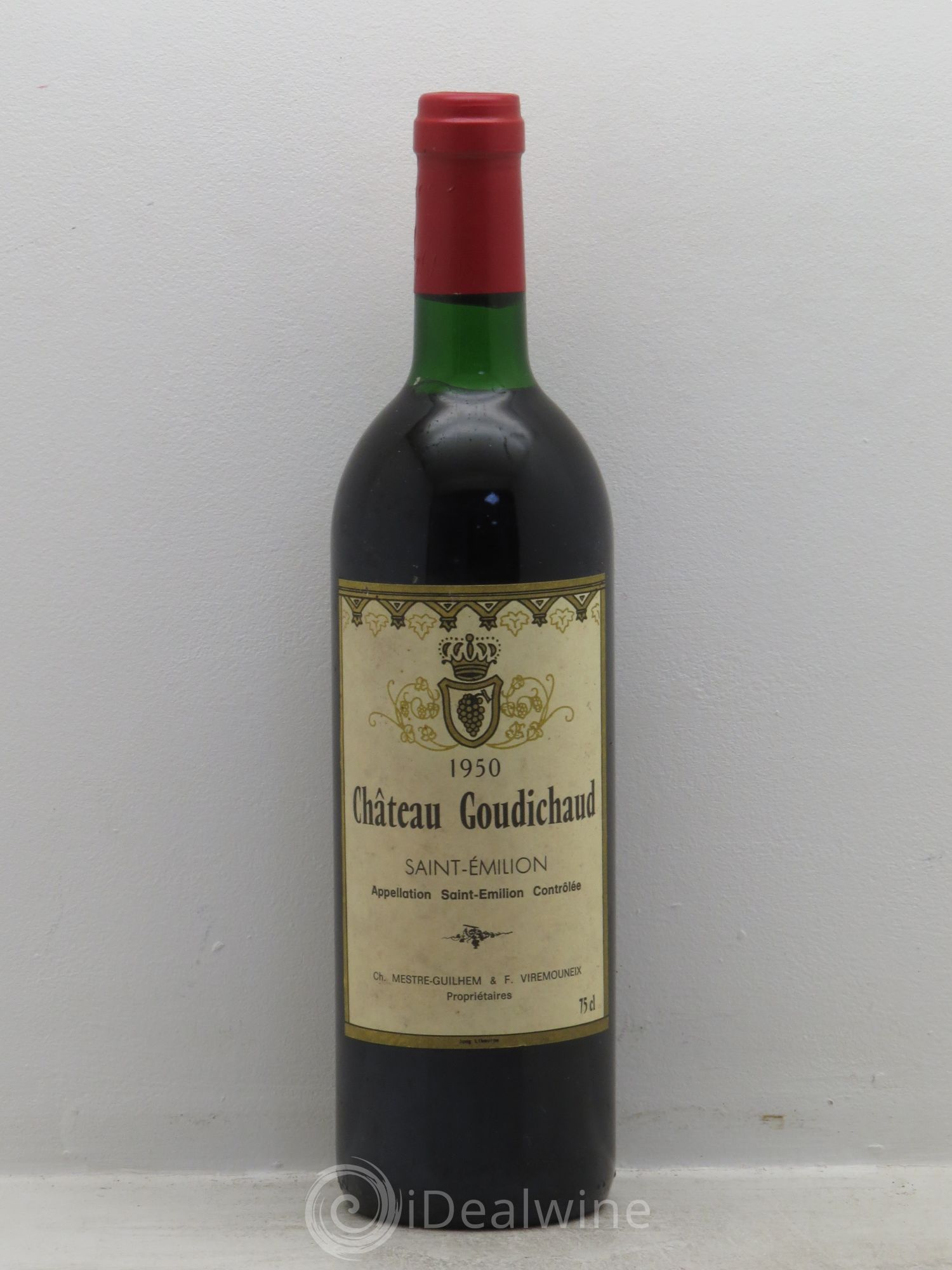 Saint-Émilion Château Goudichaud 1950 - Posten von 1 Flasche - 0