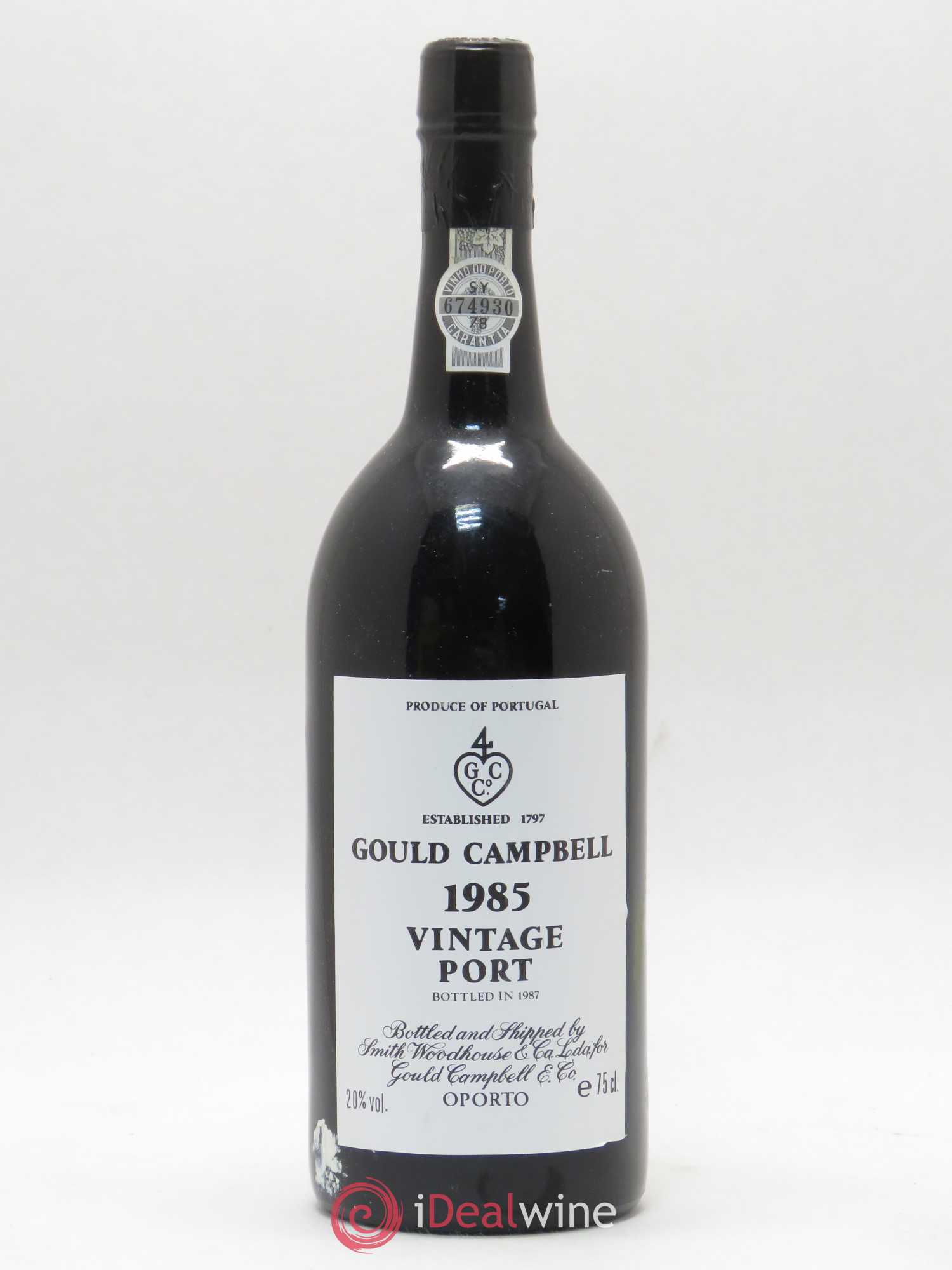 Porto Gould Campbell Vintage 1985 - Lot de 1 bouteille - 0