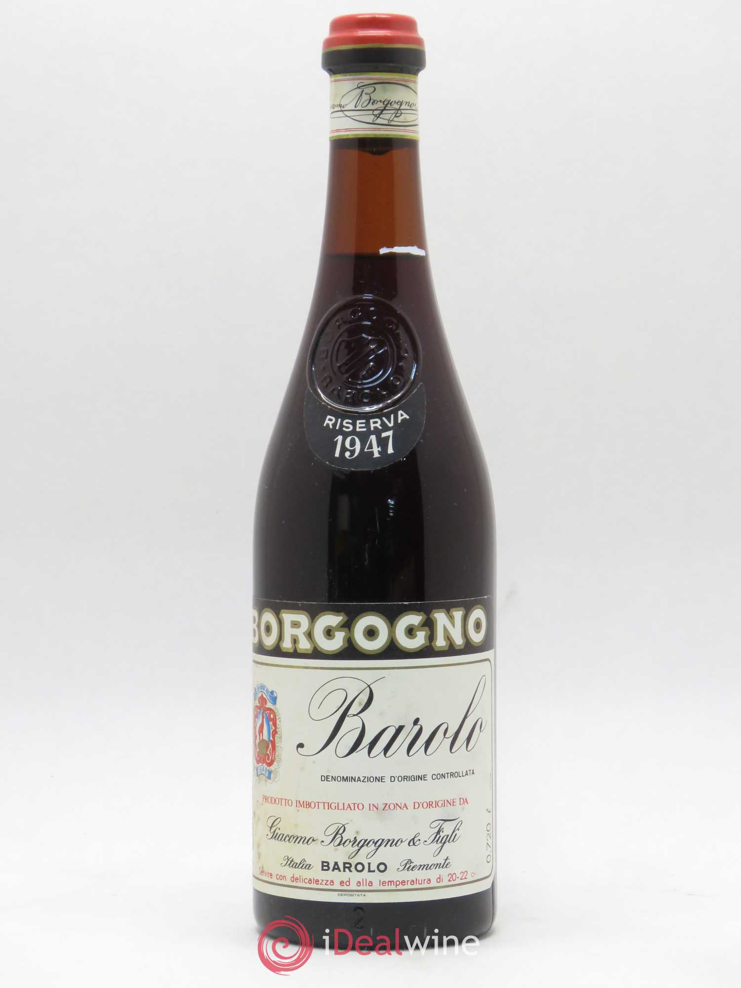 Barolo Borgogno Riserva 1947 - Posten von 1 Flasche - 0