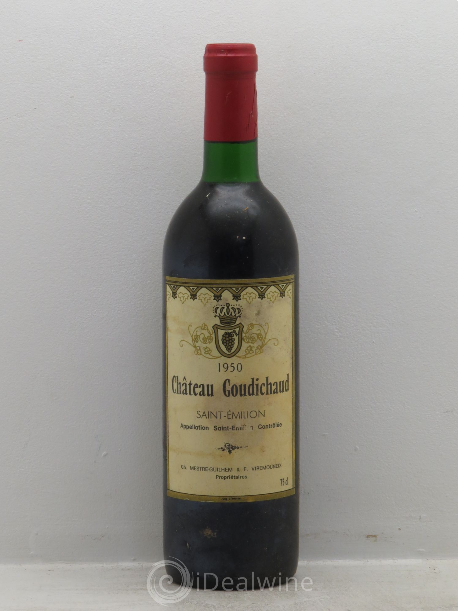 Saint-Émilion Château Goudichaud 1950 - Posten von 1 Flasche - 0