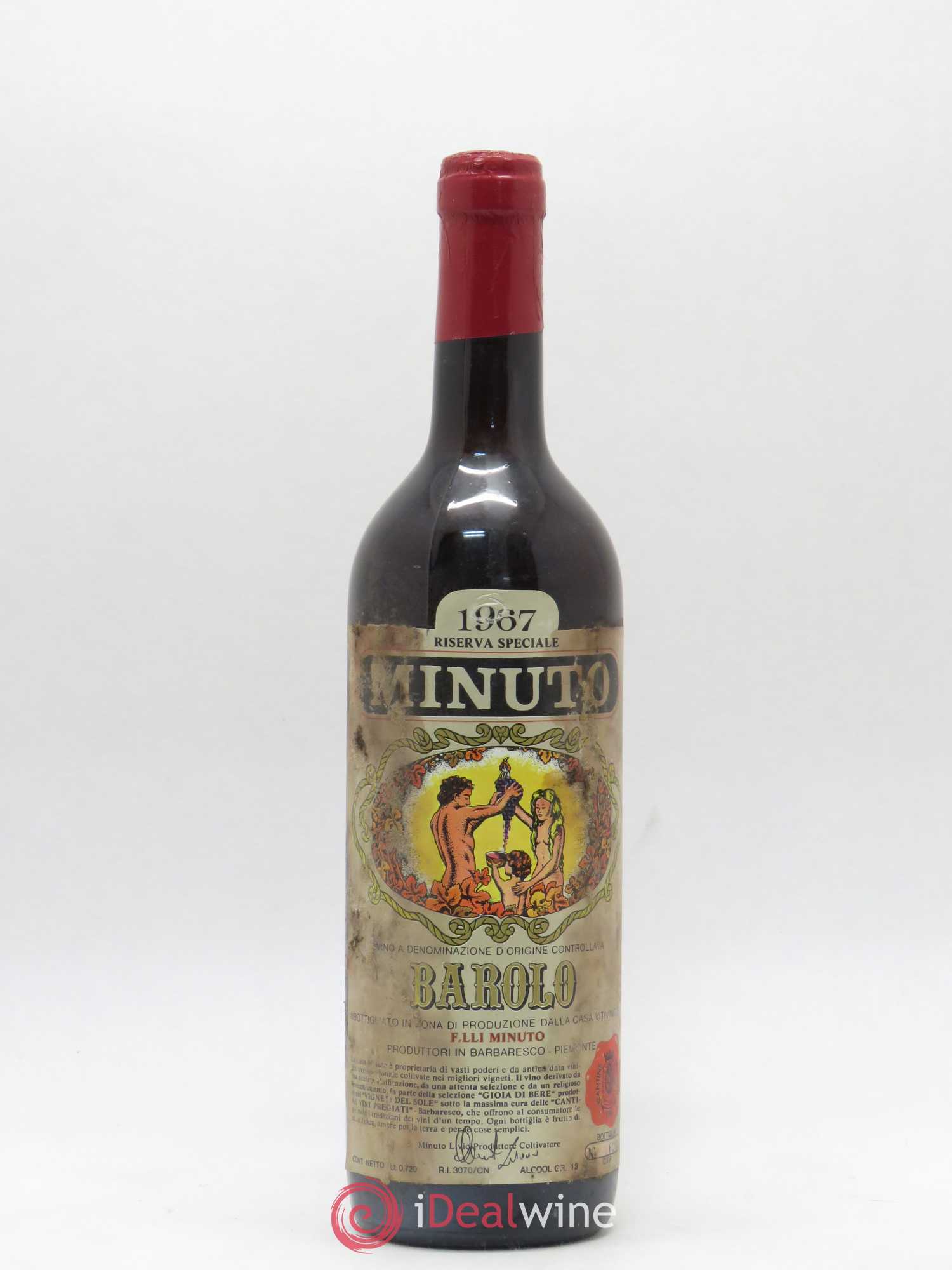 Barolo Fratelli Minuto Riserva Speciale 1967 - Posten von 1 Flasche - 0