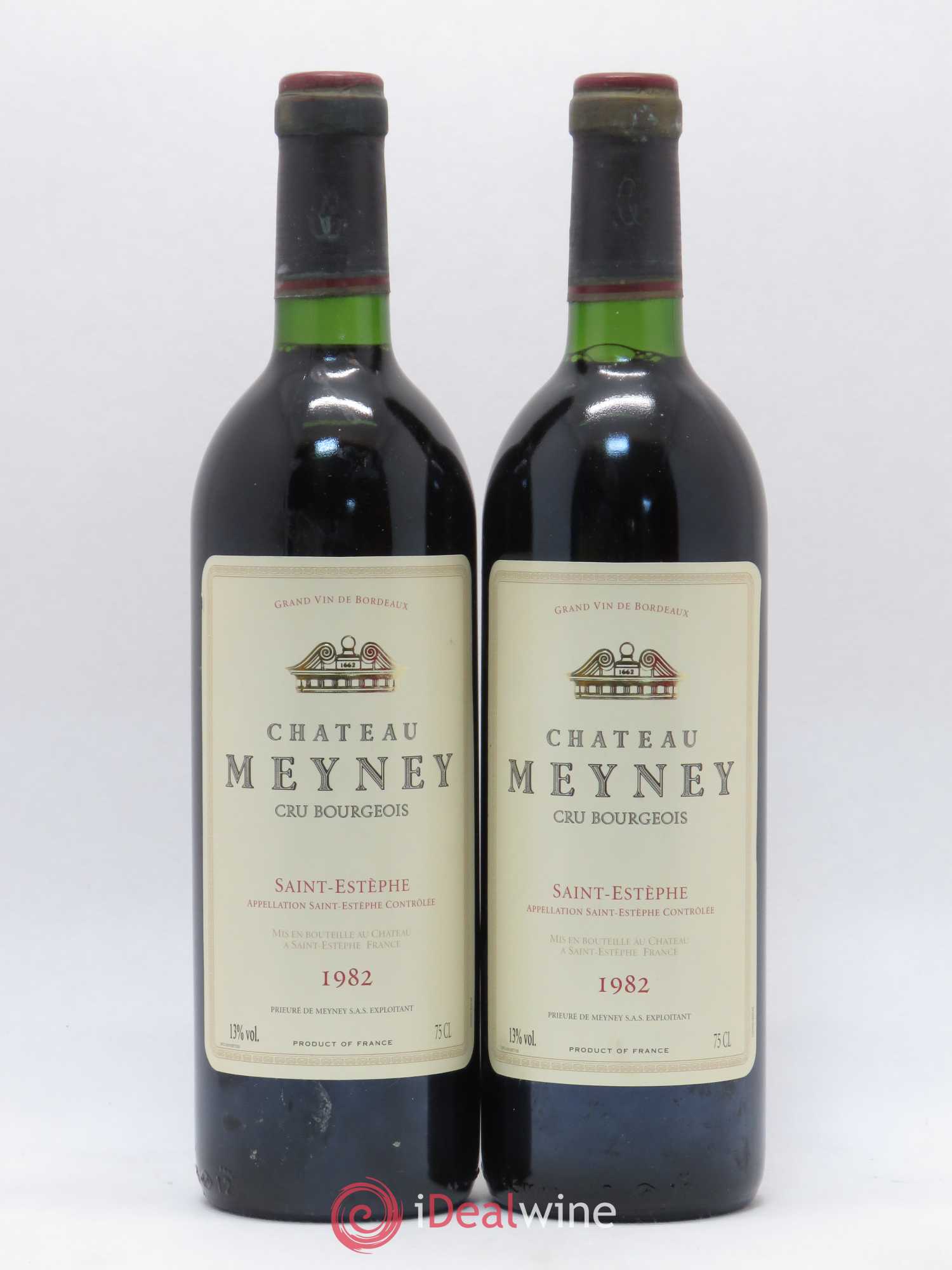 Château Meyney 1982 - Lot de 2 bouteilles - 0