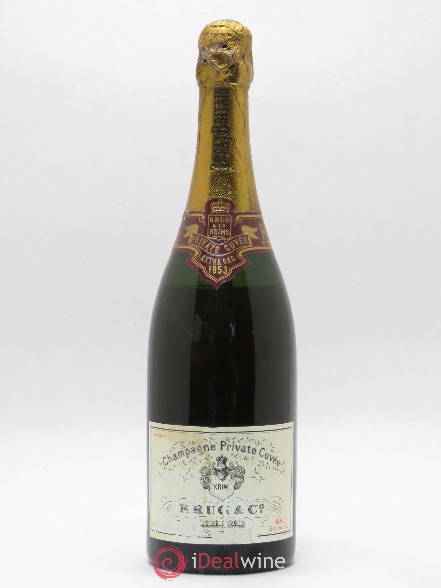 Vintage Krug Private Cuvée Extra sec (no reserve) 1953 - Lot of 1 bottle - 0