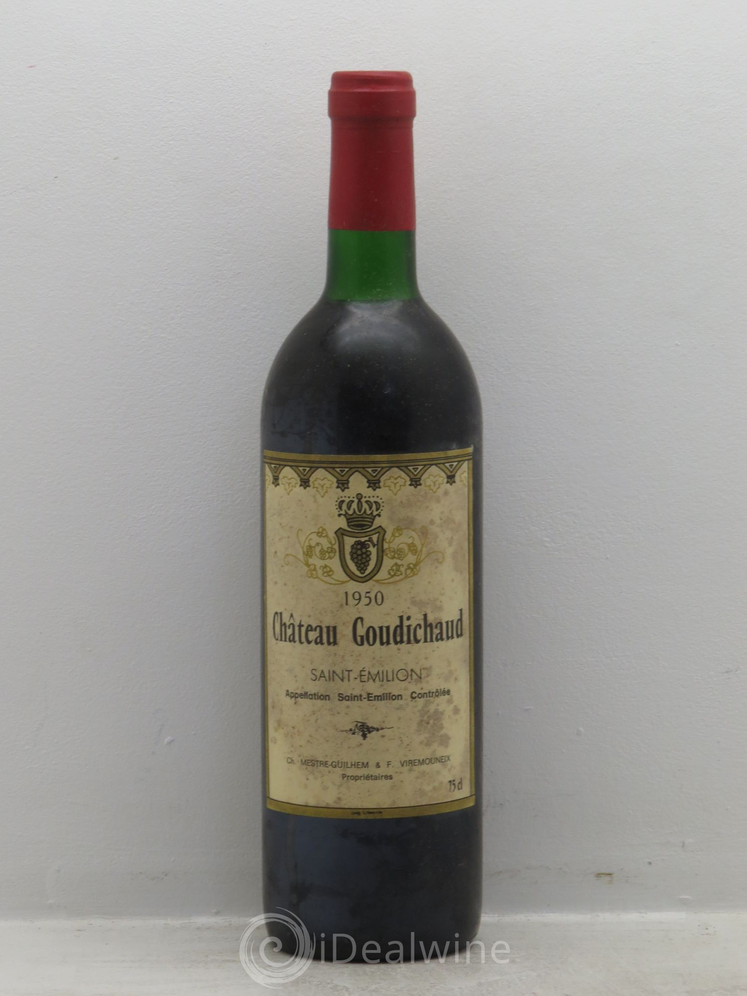 Saint-Émilion Château Goudichaud 1950 - Lot de 1 bouteille - 0