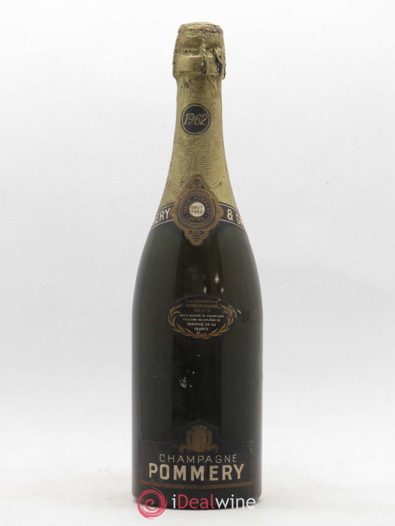 Brut Pommery 1962 - Lot de 1 bouteille - 0