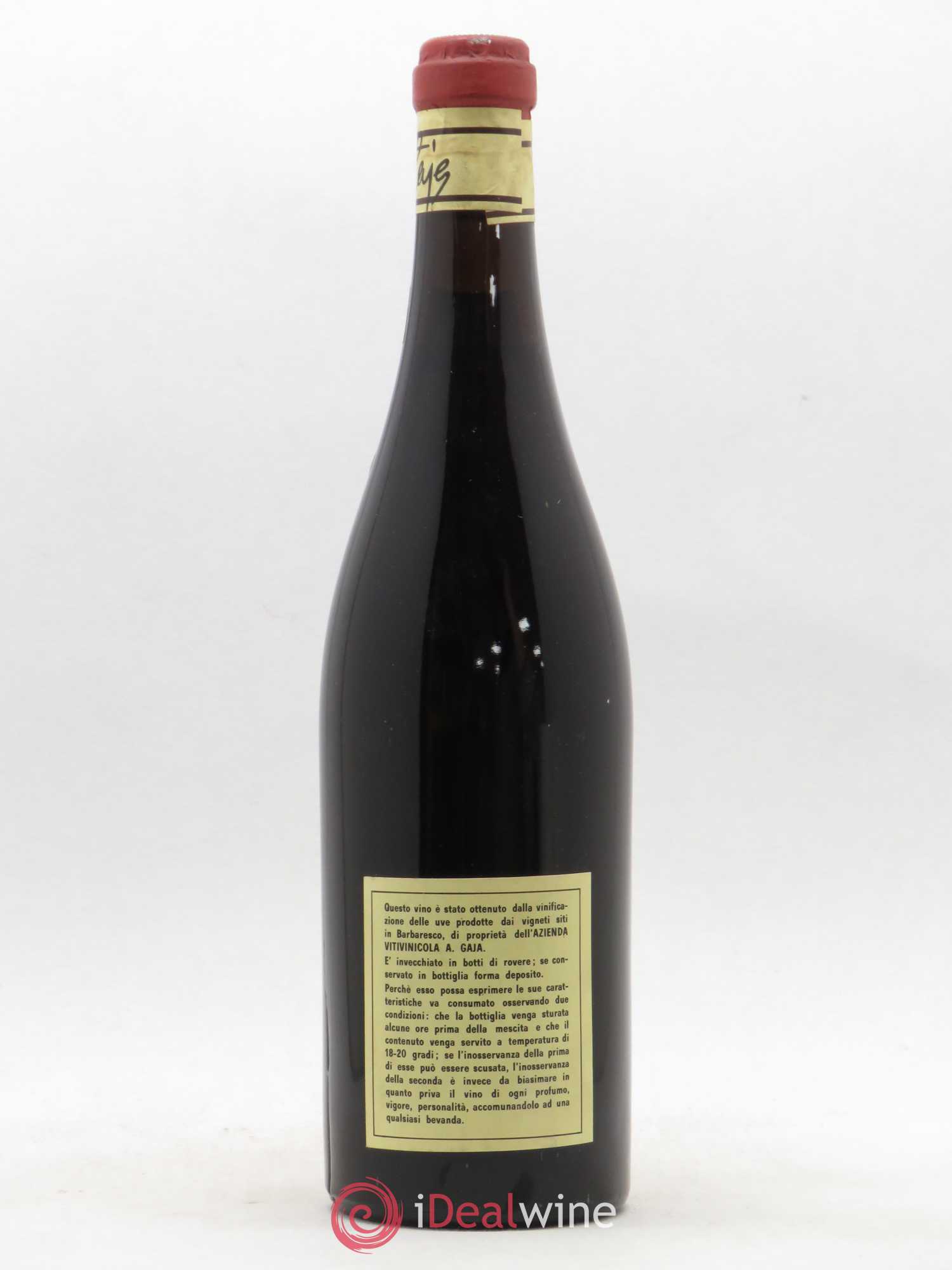 Barbaresco DOCG Angelo Gaja 1967 - Lot de 1 bouteille - 1