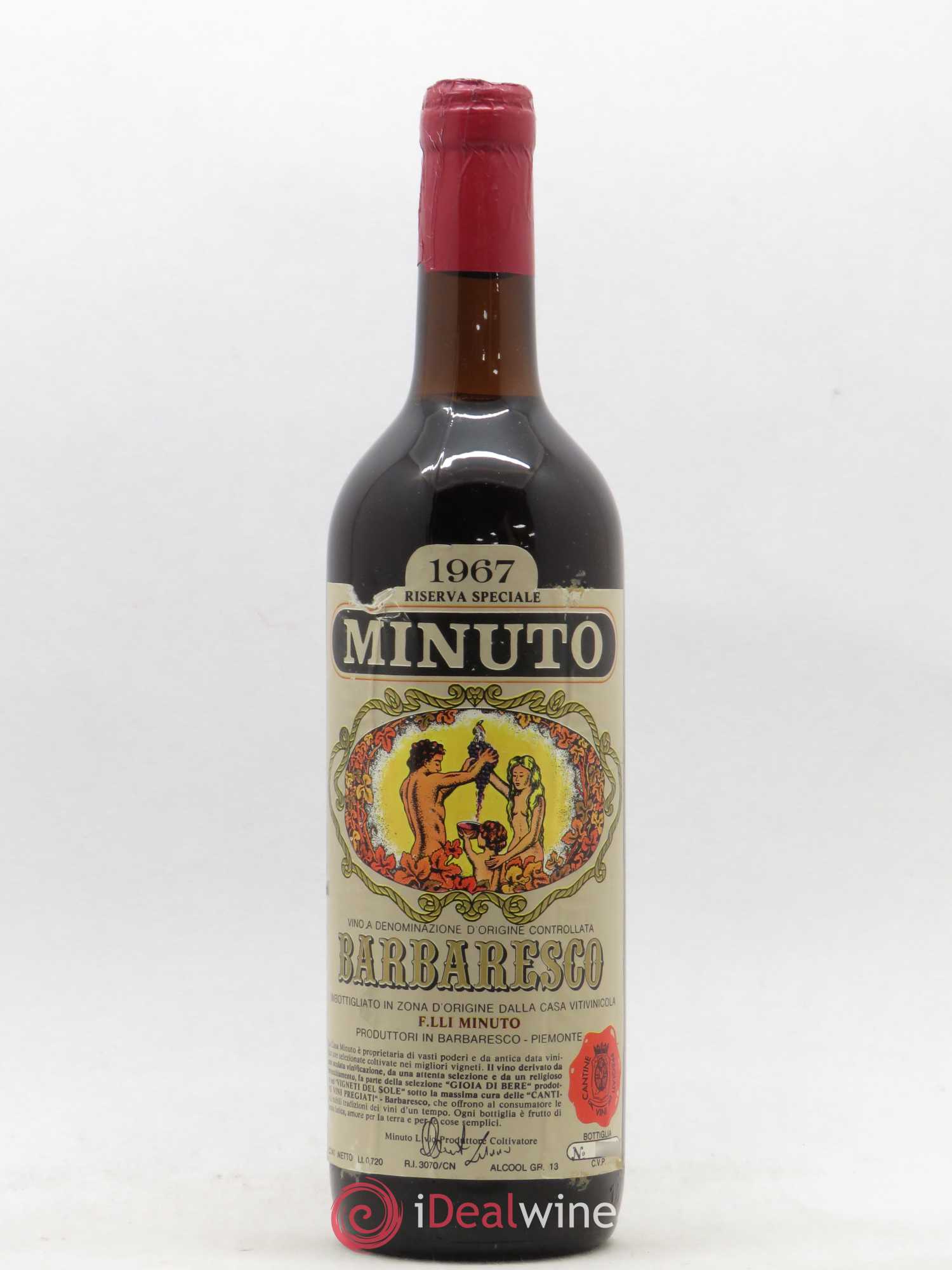 Barbaresco DOCG Riserva Speciale Fratelli Minuto 1967 - Posten von 1 Flasche - 0