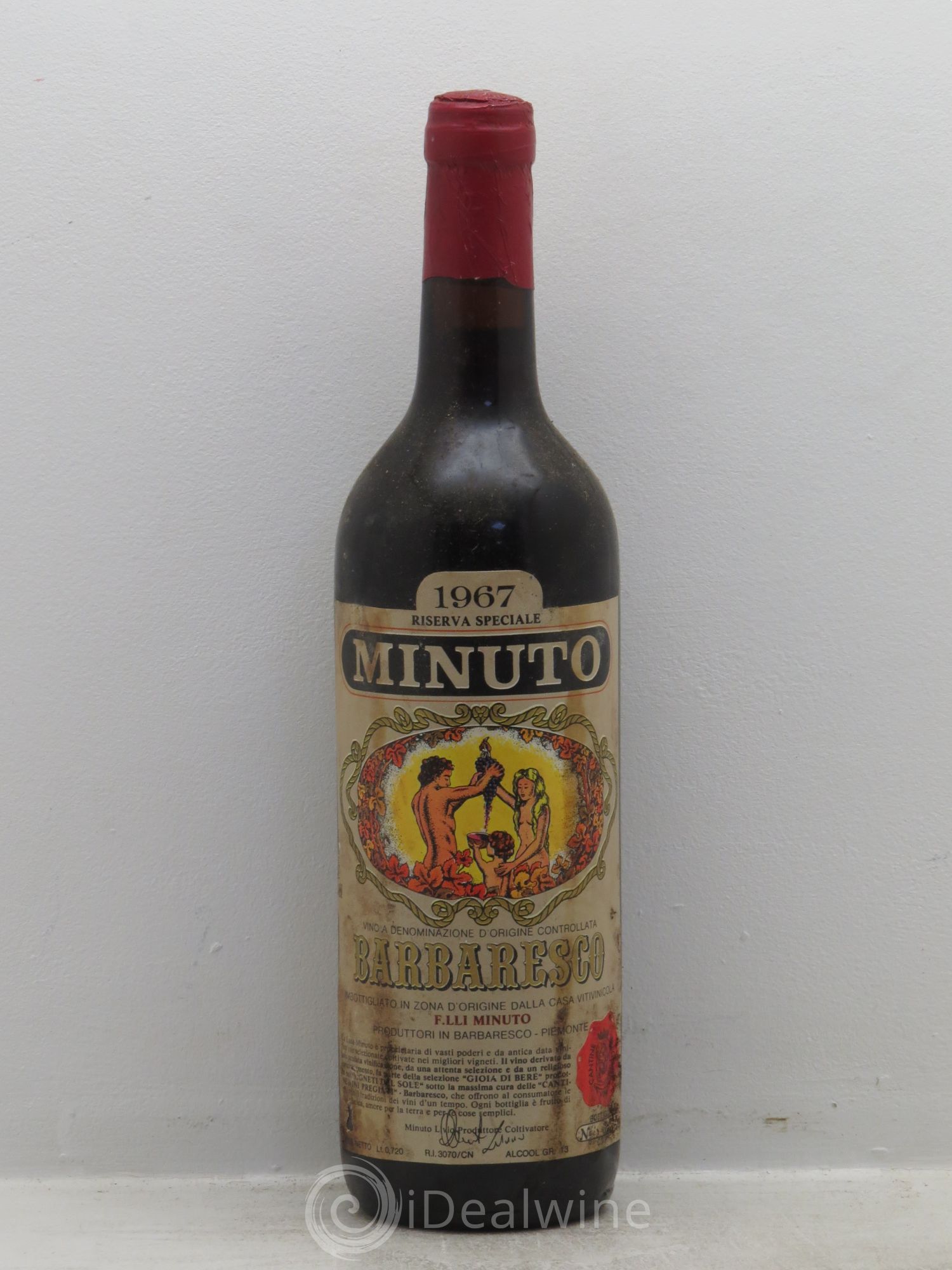 Barbaresco DOCG Minuto Reserve speciale 1967 - Lot de 1 bouteille - 0