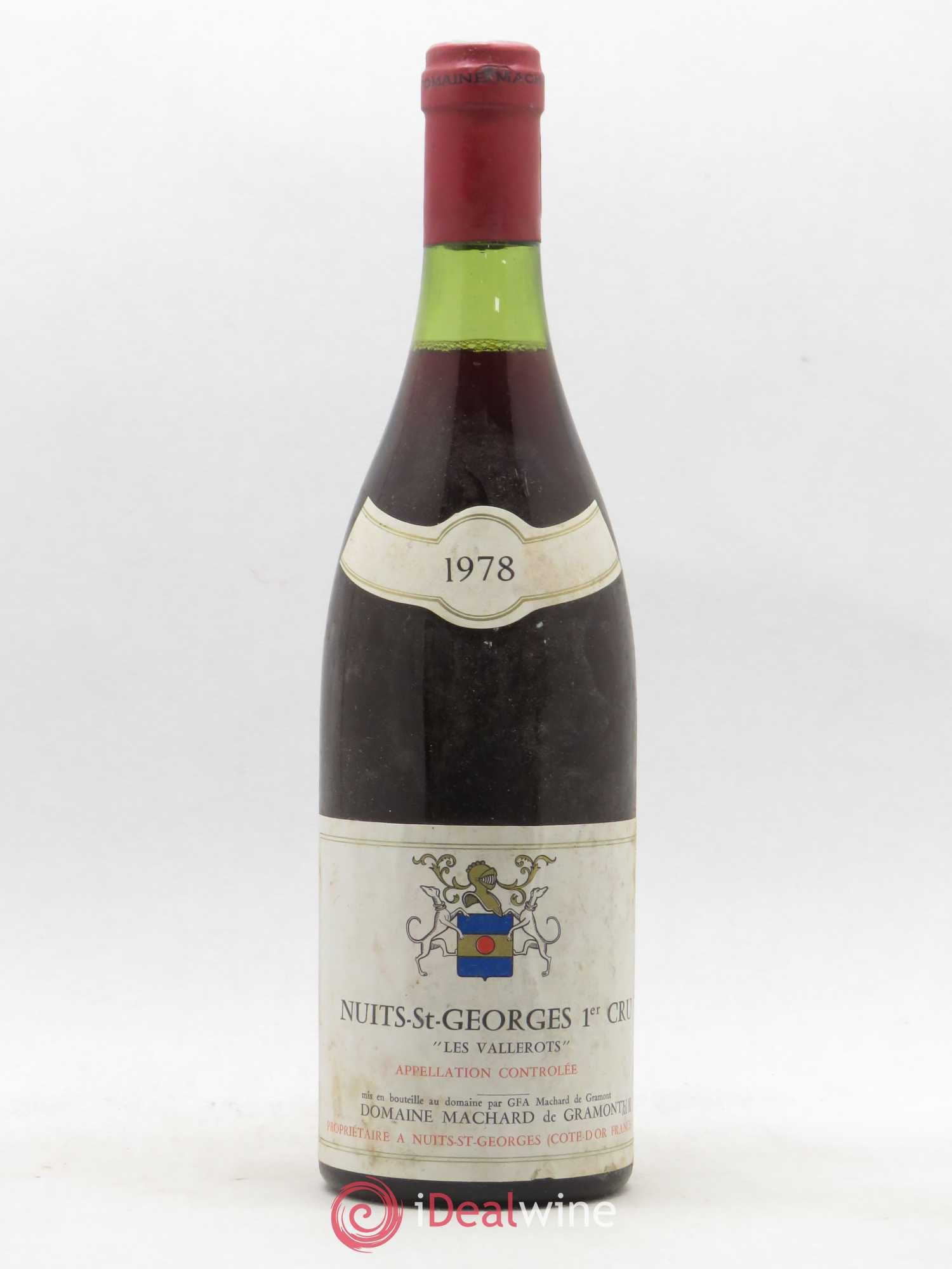 Nuits-Saint-Georges 1er Cru Les Vallerots Machard de Gramont 1978 - Posten von 1 Flasche - 0