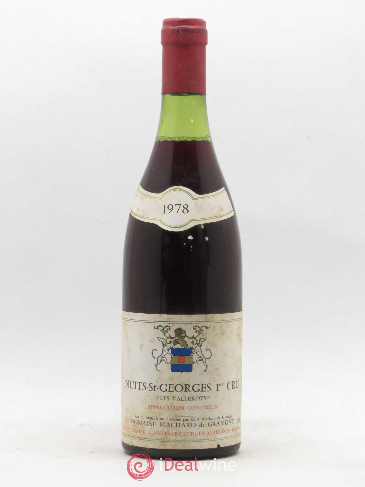 Nuits-Saint-Georges 1er Cru Les Vallerots Machard de Gramont 1978 - Posten von 1 Flasche - 0
