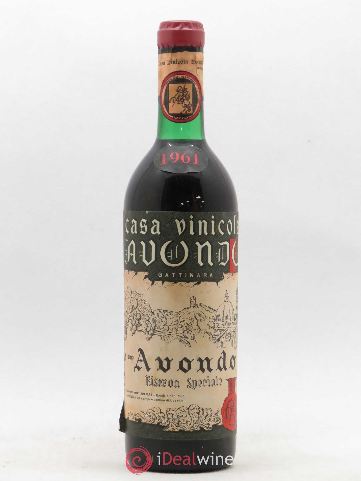 Gattinara DOCG Riserva Speciale Avondo 1961 - Lot de 1 bouteille - 0