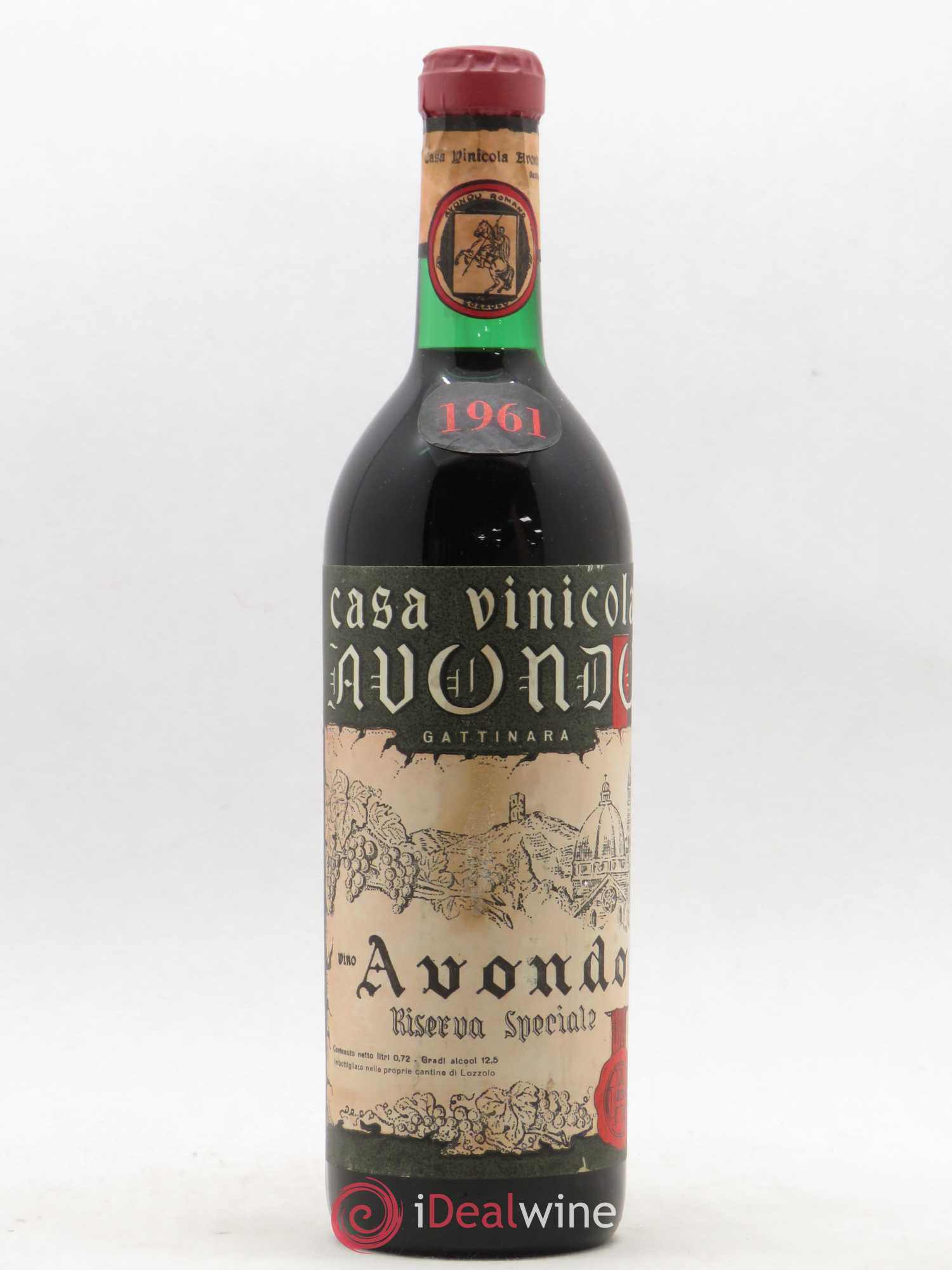 Gattinara DOCG Riserva Speciale Avondo 1961 - Lot de 1 bouteille - 0