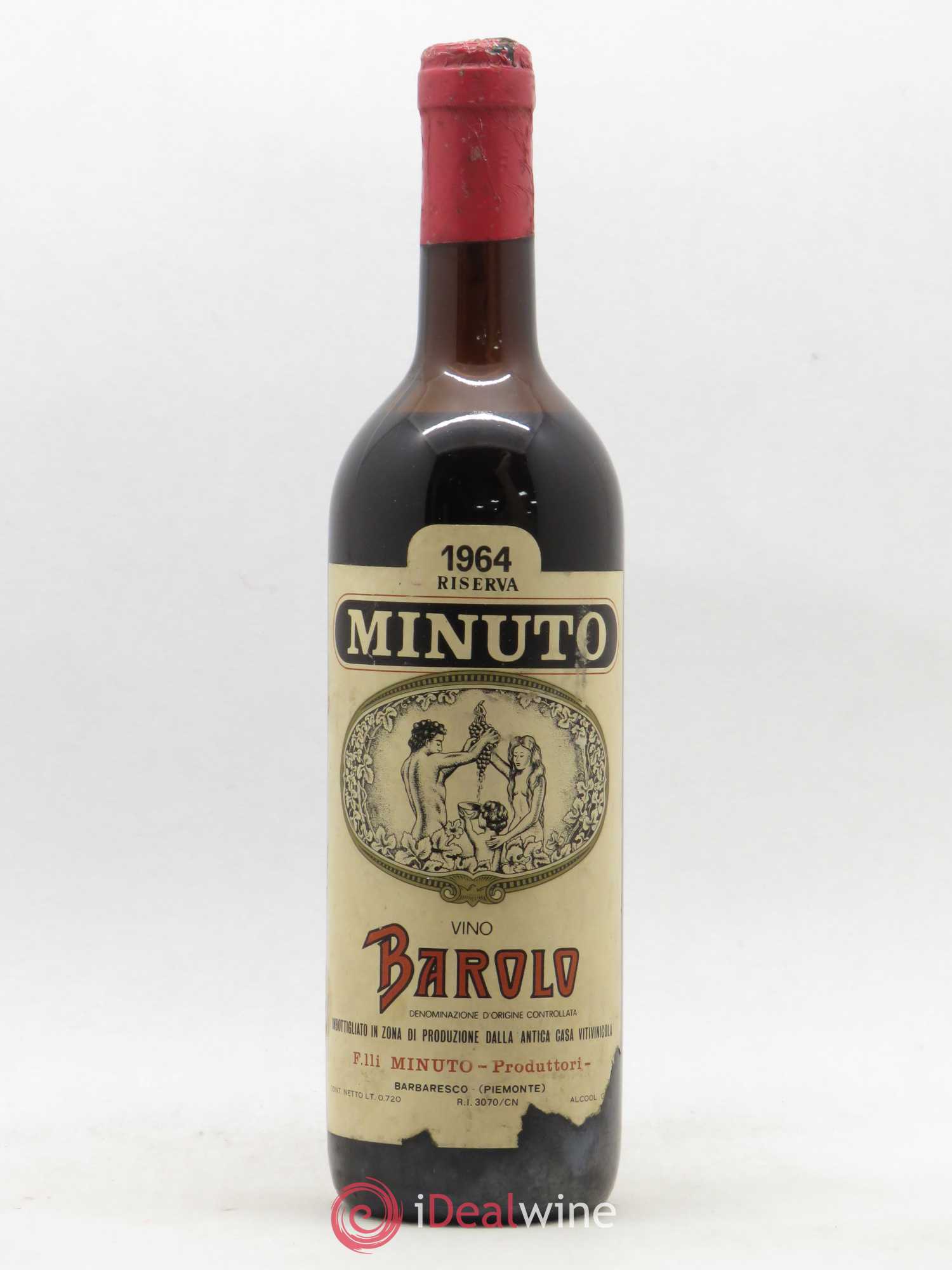 Barolo Fratelli Minuto 1964 - Lot de 1 bouteille - 0