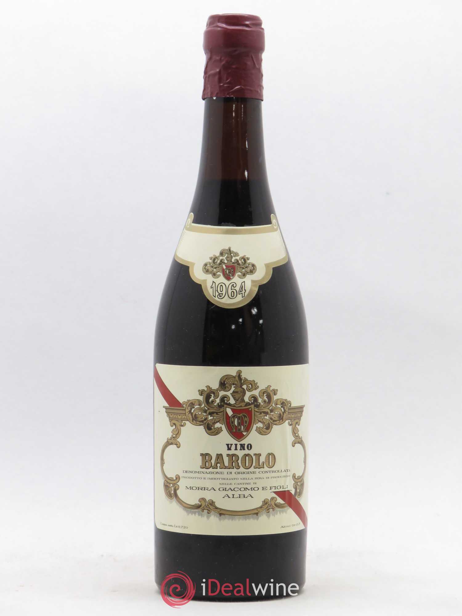 Barolo Giacomo Morra 1964 - Posten von 1 Flasche - 0