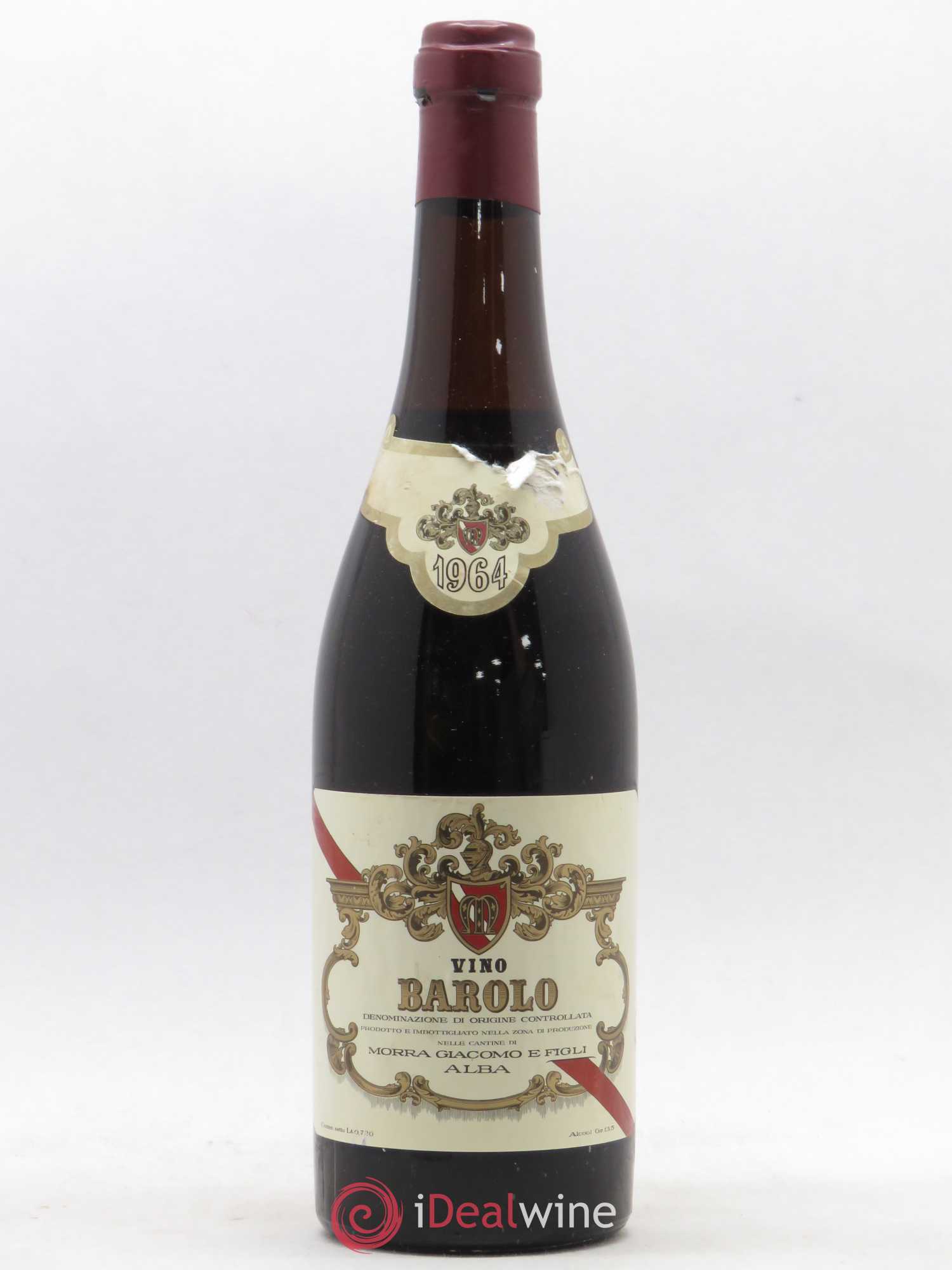 Barolo Giacomo Morra 1964 - Posten von 1 Flasche - 0