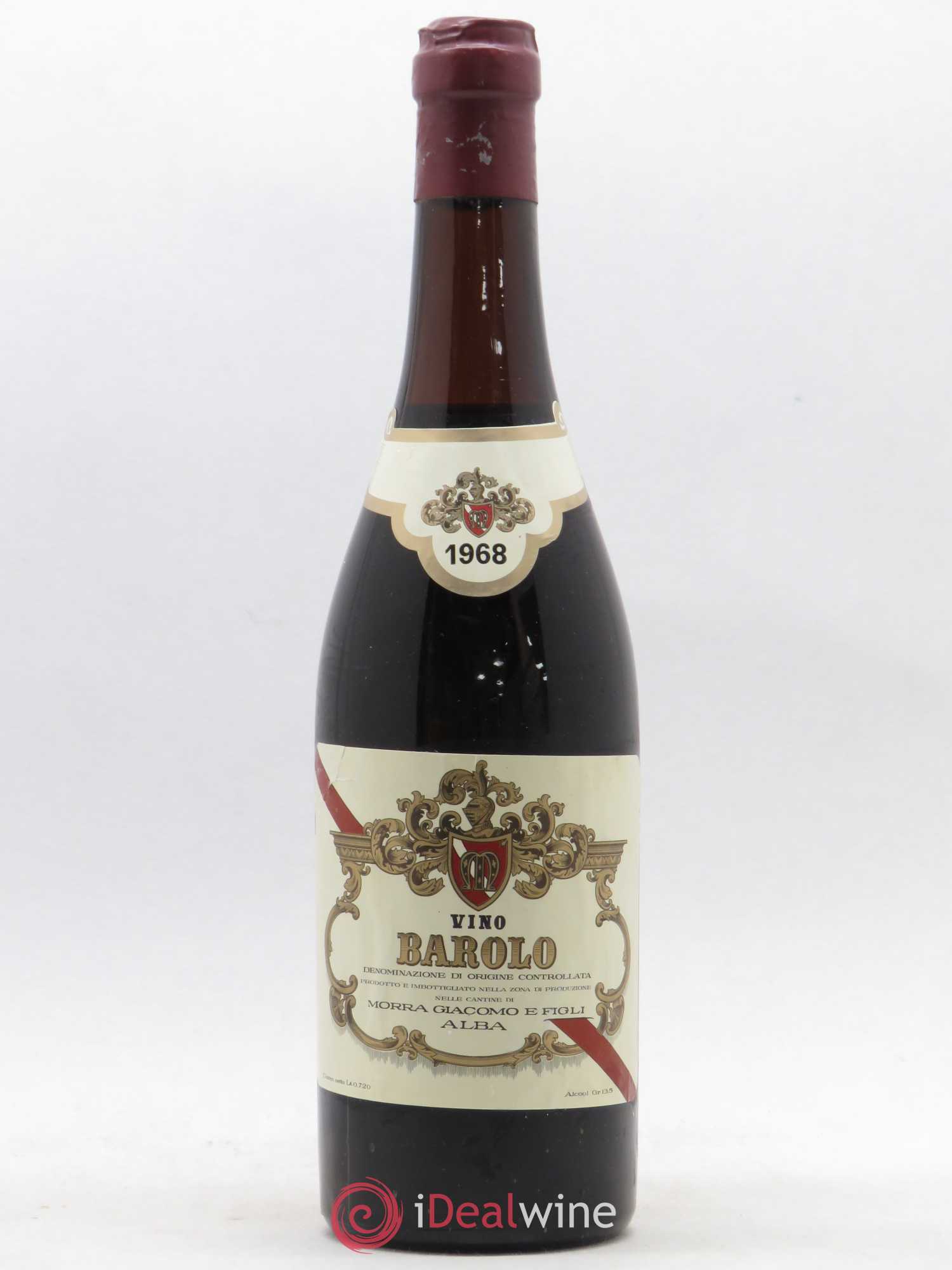Barolo Giacomo Morra 1968 - Lot de 1 bouteille - 0