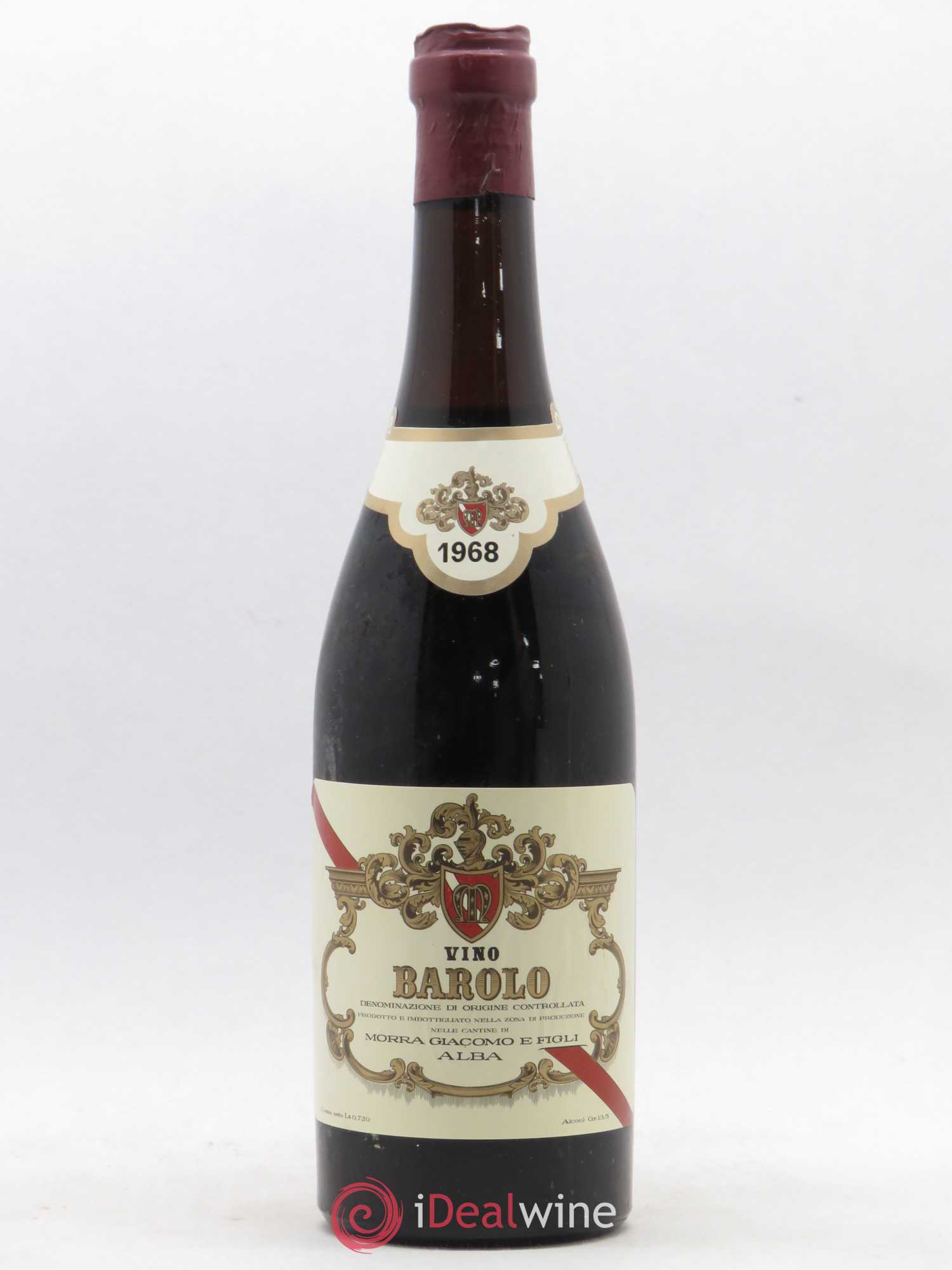 Barolo Giacomo Morra 1968 - Posten von 1 Flasche - 0