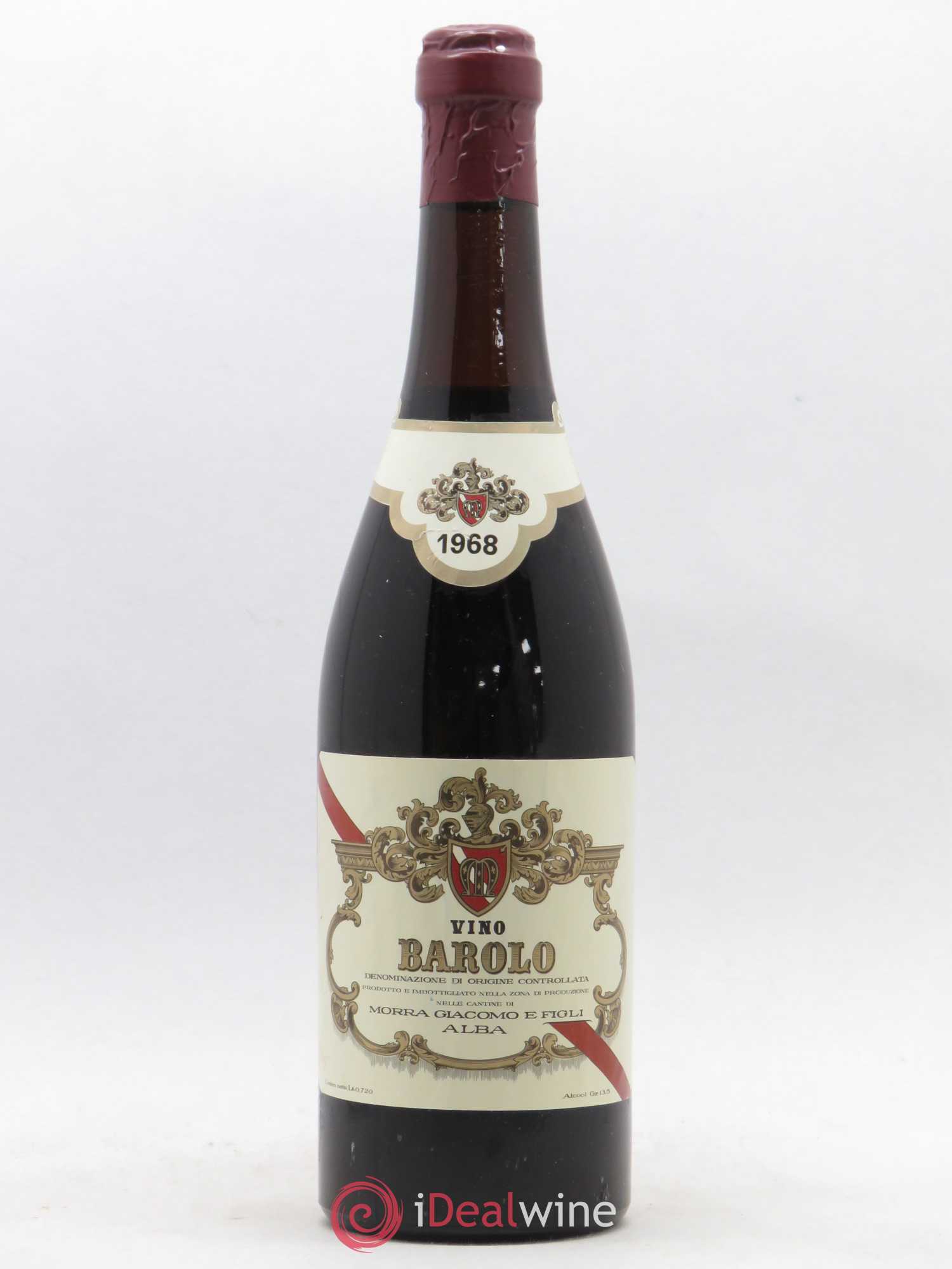 Barolo Giacomo Morra 1968 - Posten von 1 Flasche - 0