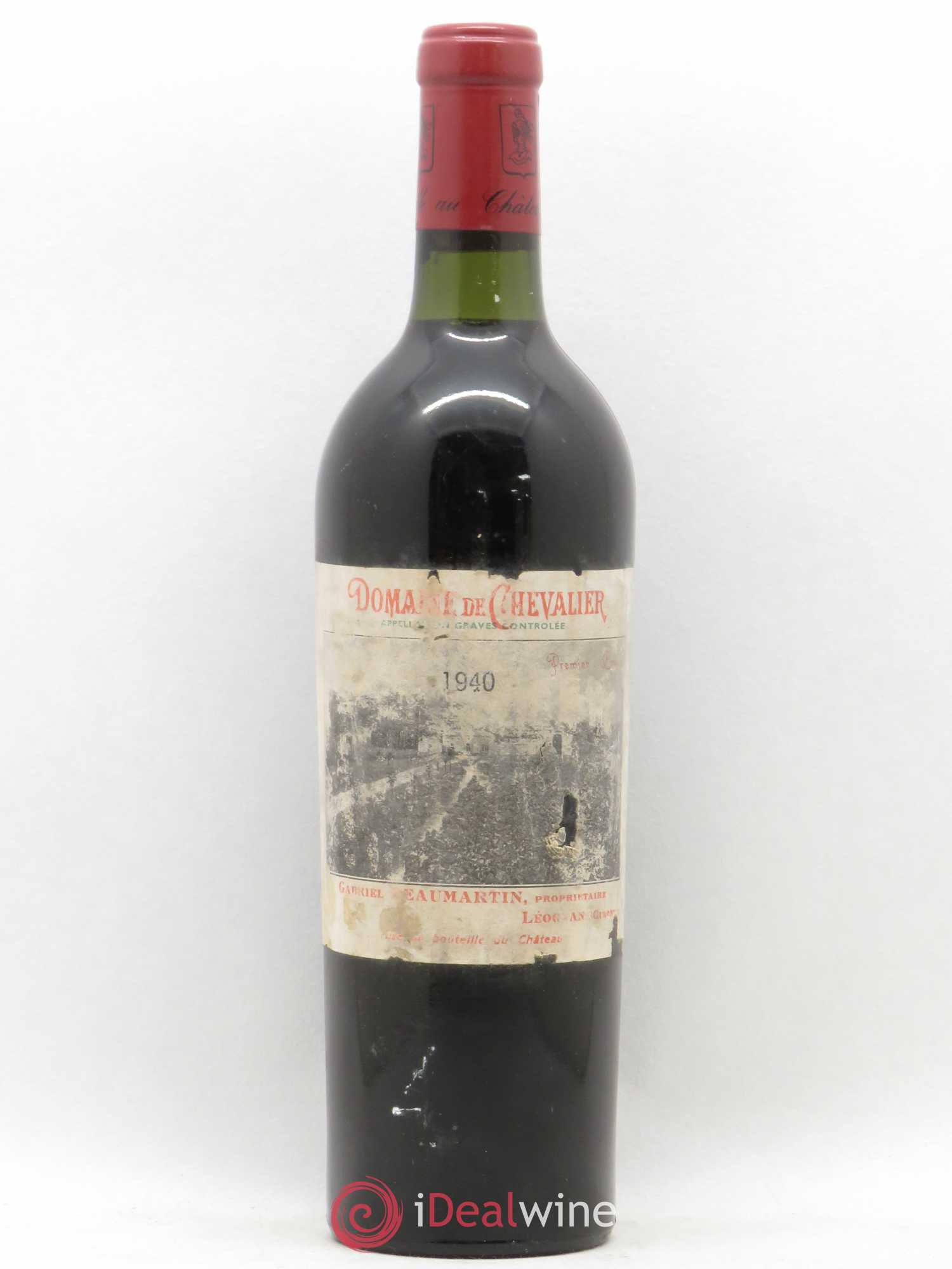 Domaine de Chevalier Cru Classé de Graves 1940 - Lot de 1 bouteille - 0